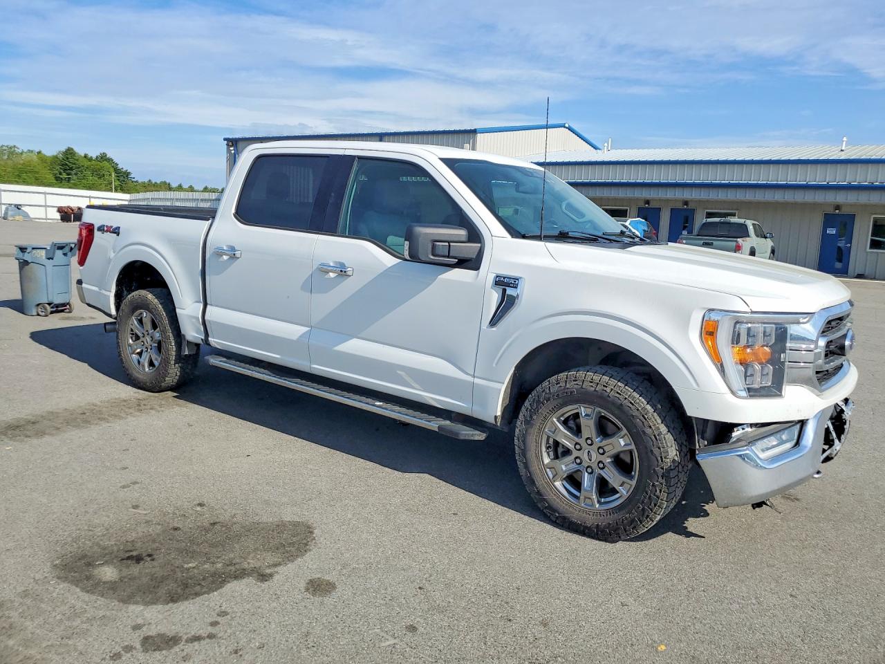 2021 Ford F150 Supercrew White vin: 1FTEW1EP5MFB66923