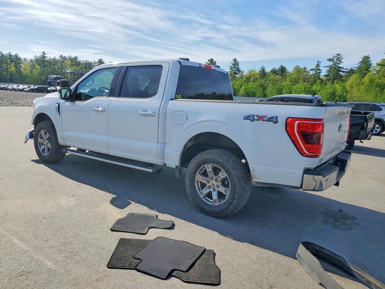 2021 Ford F150 Supercrew White vin: 1FTEW1EP5MFB66923
