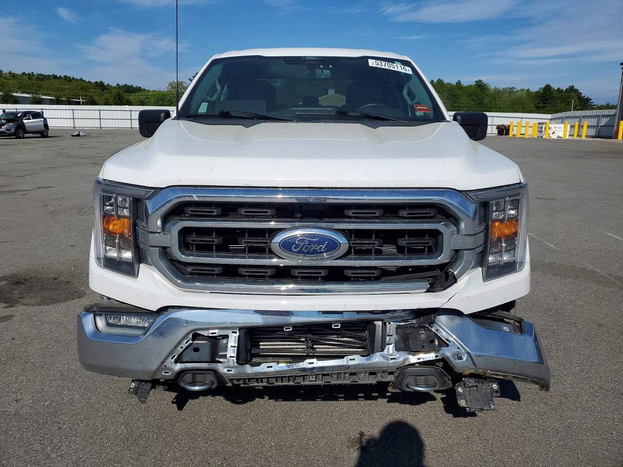 2021 Ford F150 Supercrew White vin: 1FTEW1EP5MFB66923