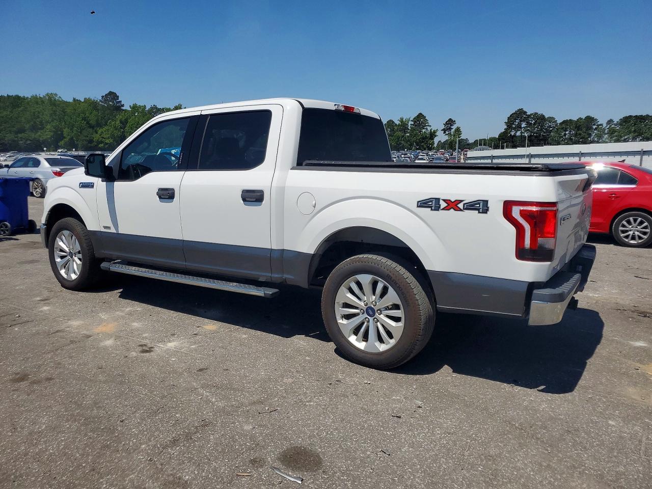 2015 Ford F150 Supercrew White vin: 1FTEW1EP6FFA11459