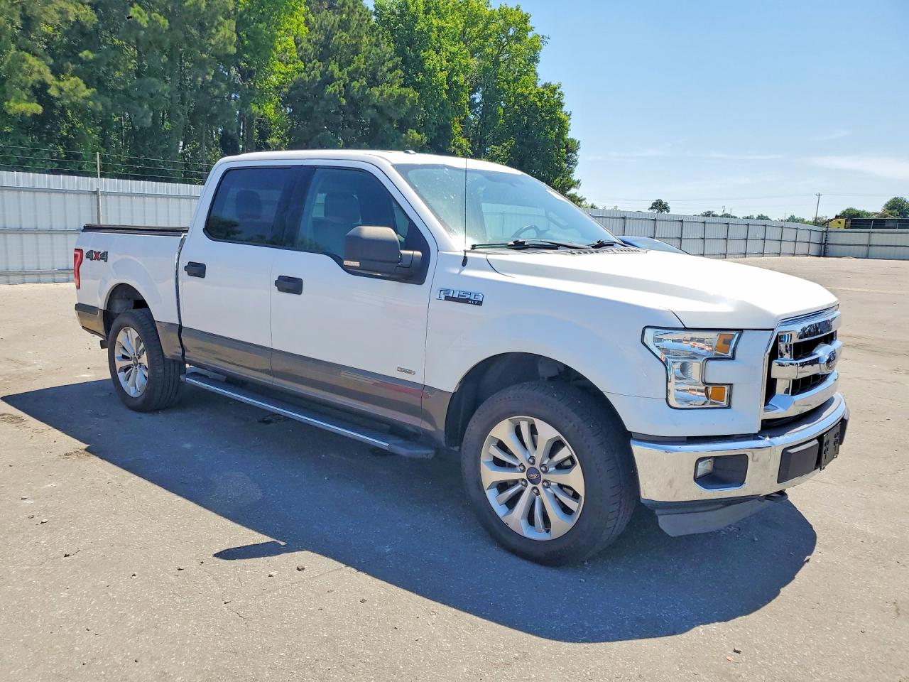 2015 Ford F150 Supercrew White vin: 1FTEW1EP6FFA11459