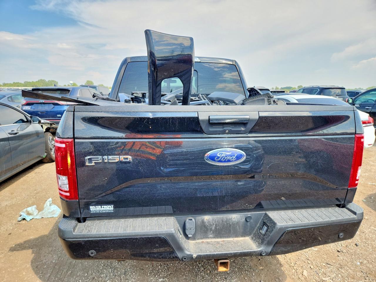 2015 Ford F150 Supercrew Black vin: 1FTEW1EP6FFA50973