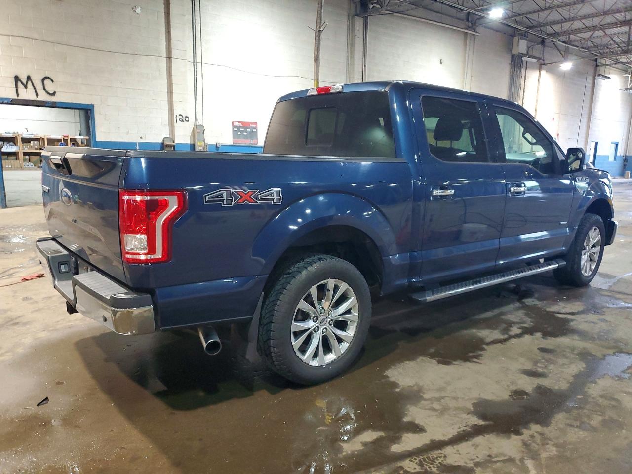 2015 Ford F150 Supercrew Blue vin: 1FTEW1EP6FFD06416