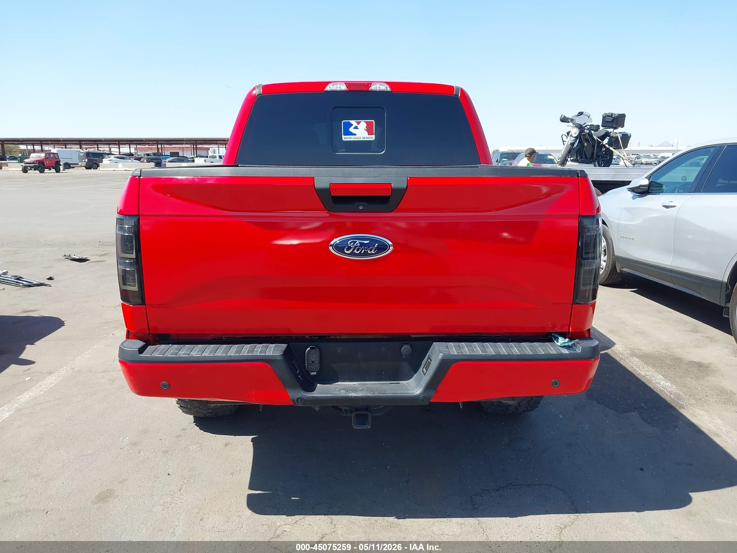 2015 Ford F-150 Xlt Red vin: 1FTEW1EP6FFD06710