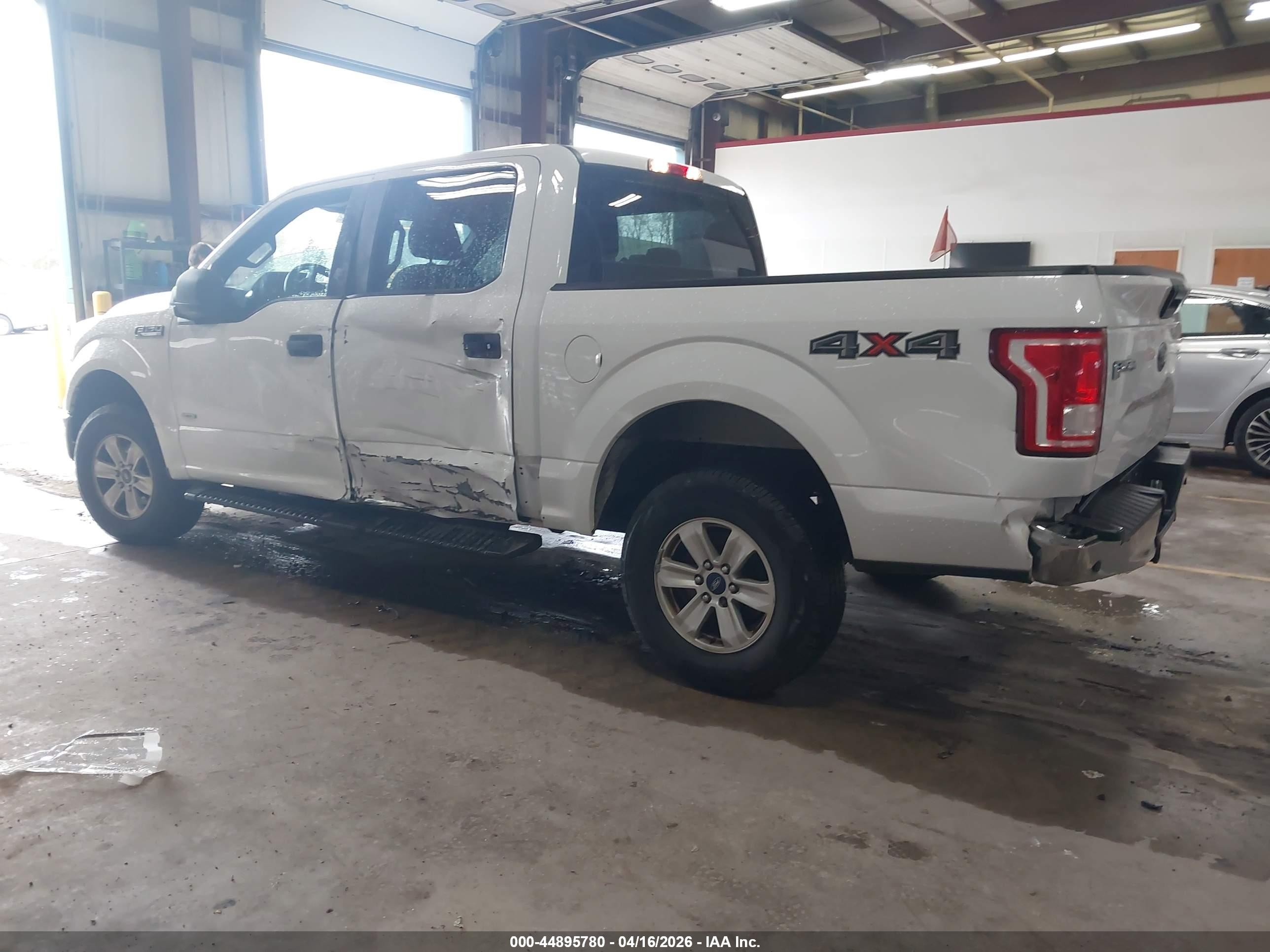 2016 Ford F-150 Xl White vin: 1FTEW1EP6GFC18547