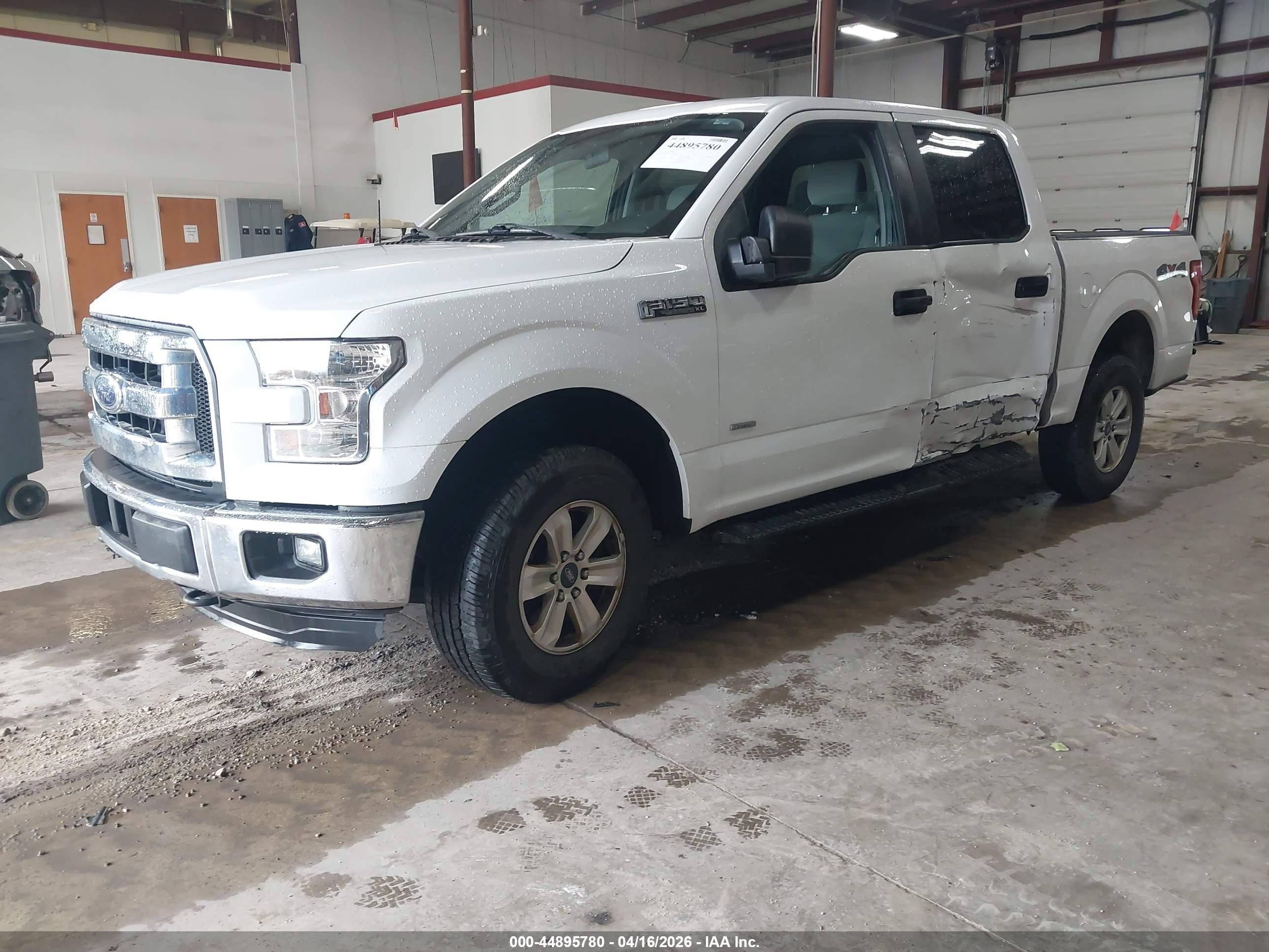 2016 Ford F-150 Xl White vin: 1FTEW1EP6GFC18547