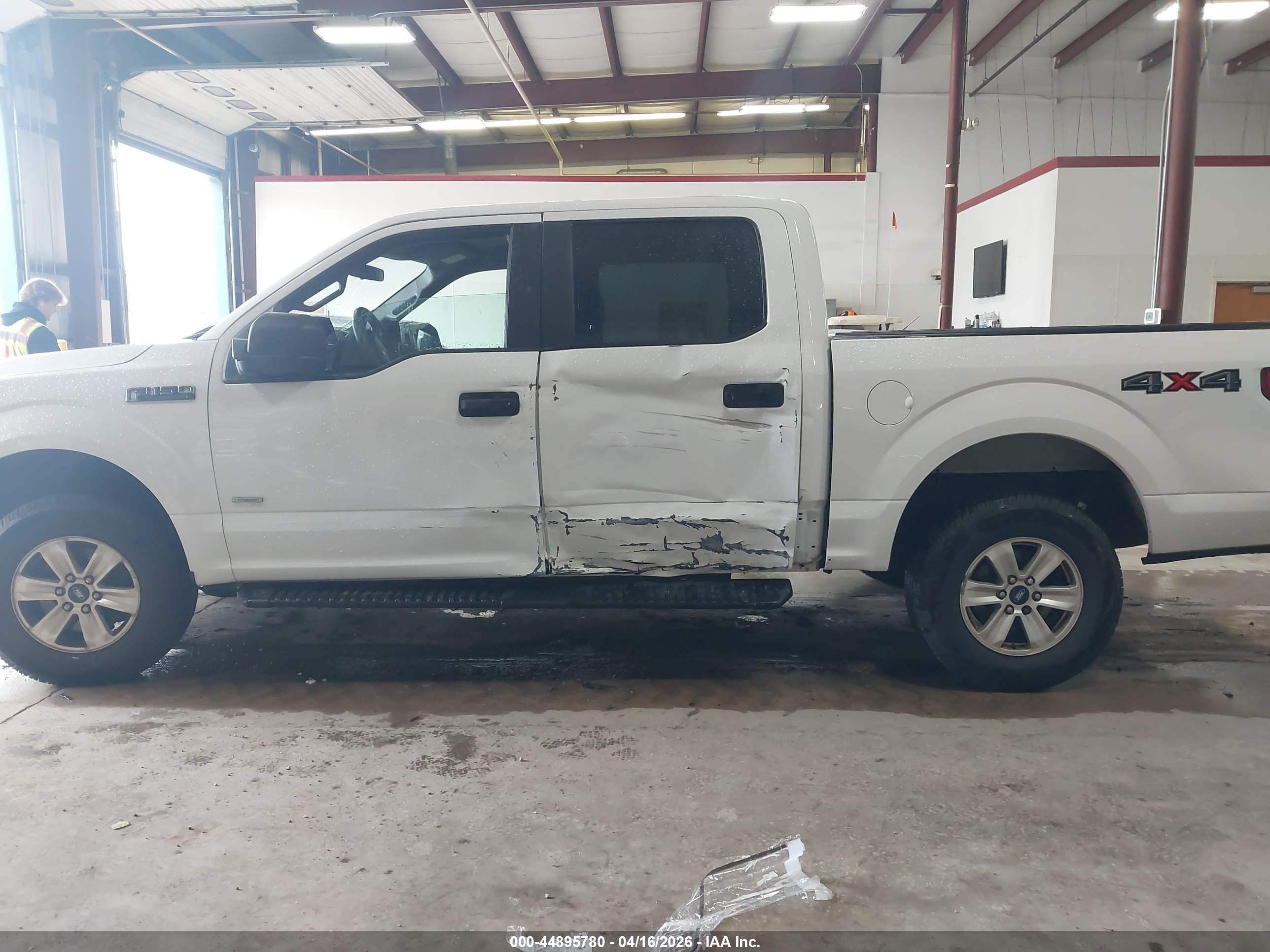 2016 Ford F-150 Xl White vin: 1FTEW1EP6GFC18547