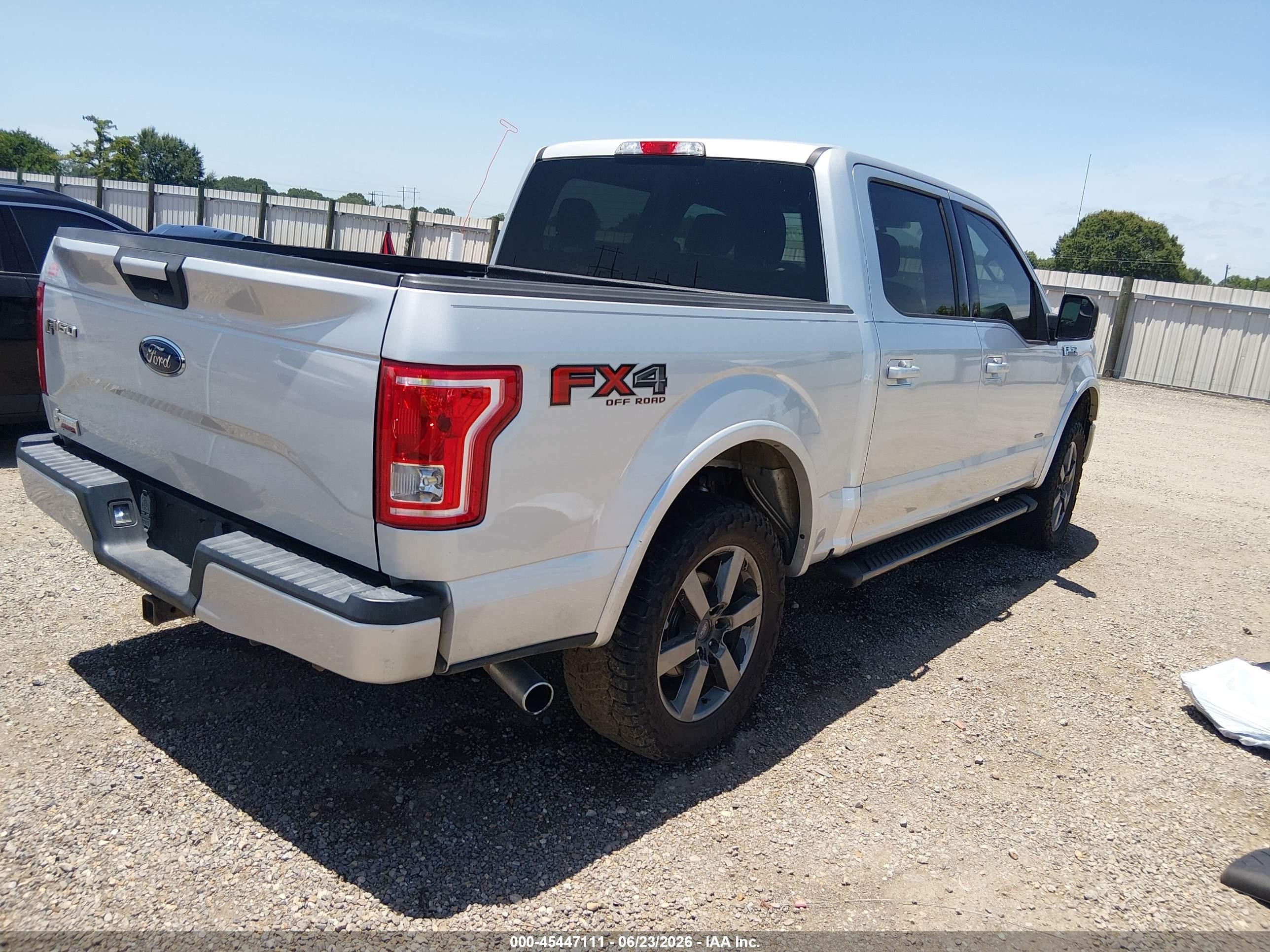 2016 Ford F-150 Lariat/xl/xlt Silver vin: 1FTEW1EP6GKD53485