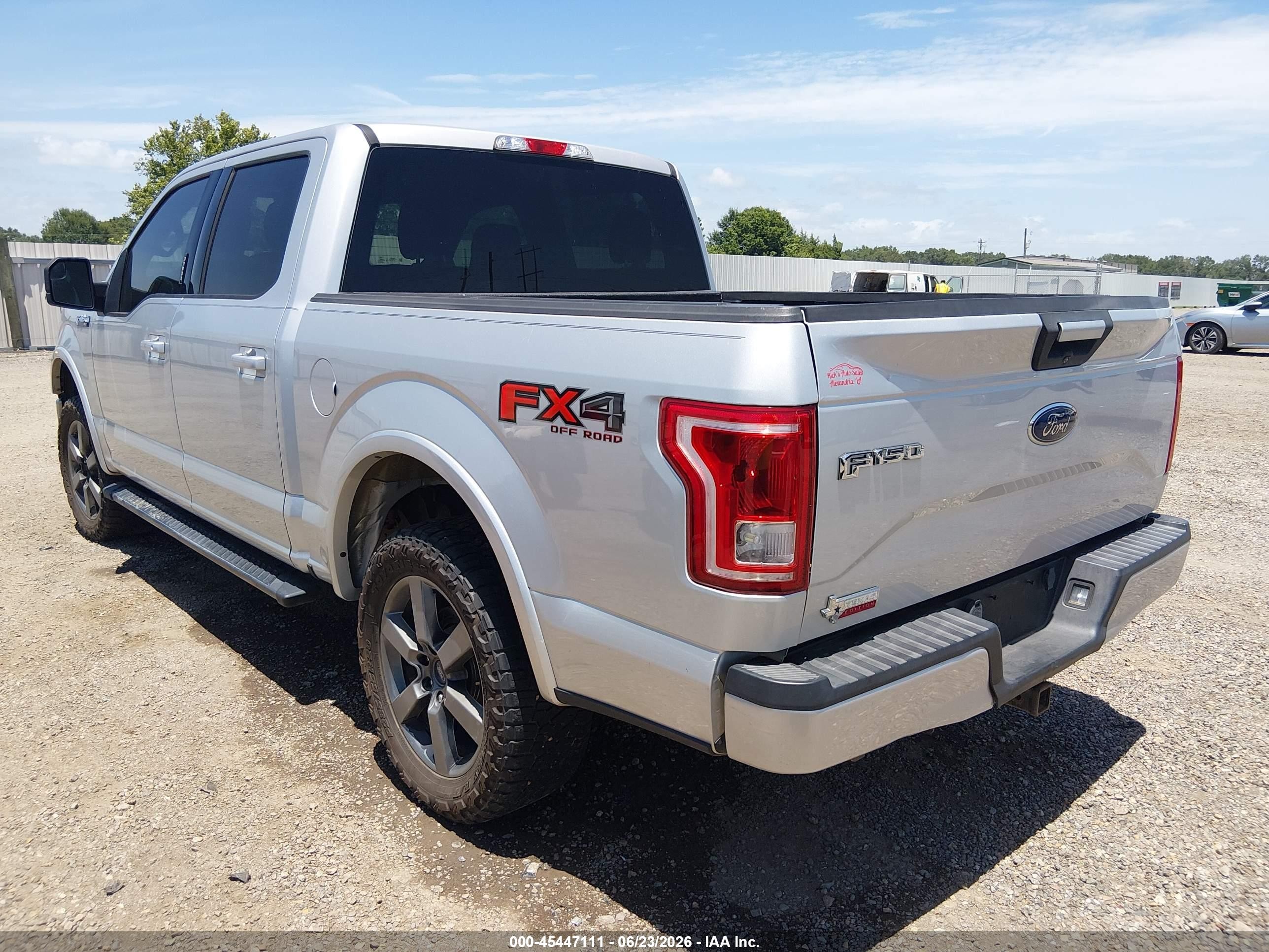 2016 Ford F-150 Lariat/xl/xlt Silver vin: 1FTEW1EP6GKD53485