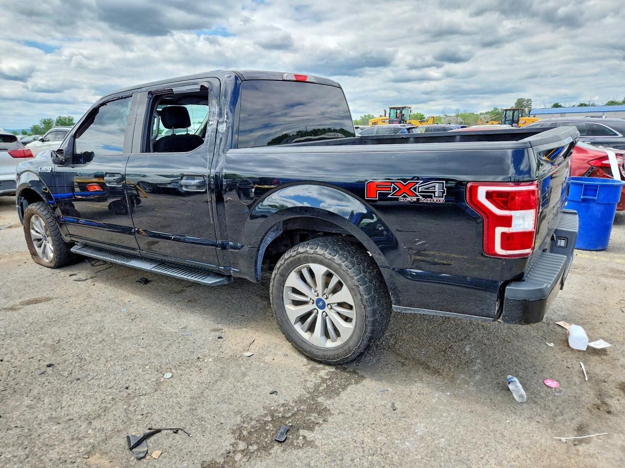 2018 Ford F150 Supercrew Black vin: 1FTEW1EP6JKG00124