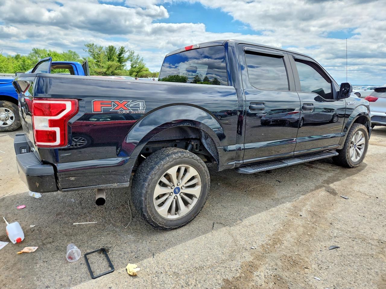2018 Ford F150 Supercrew Black vin: 1FTEW1EP6JKG00124
