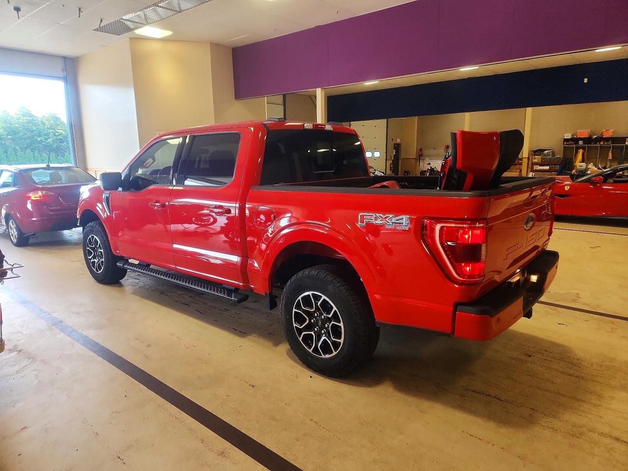 2023 Ford F150 Supercrew Red vin: 1FTEW1EP6PKD38615
