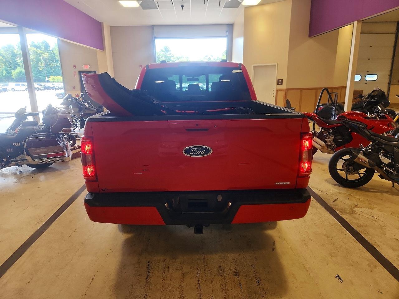 2023 Ford F150 Supercrew Red vin: 1FTEW1EP6PKD38615