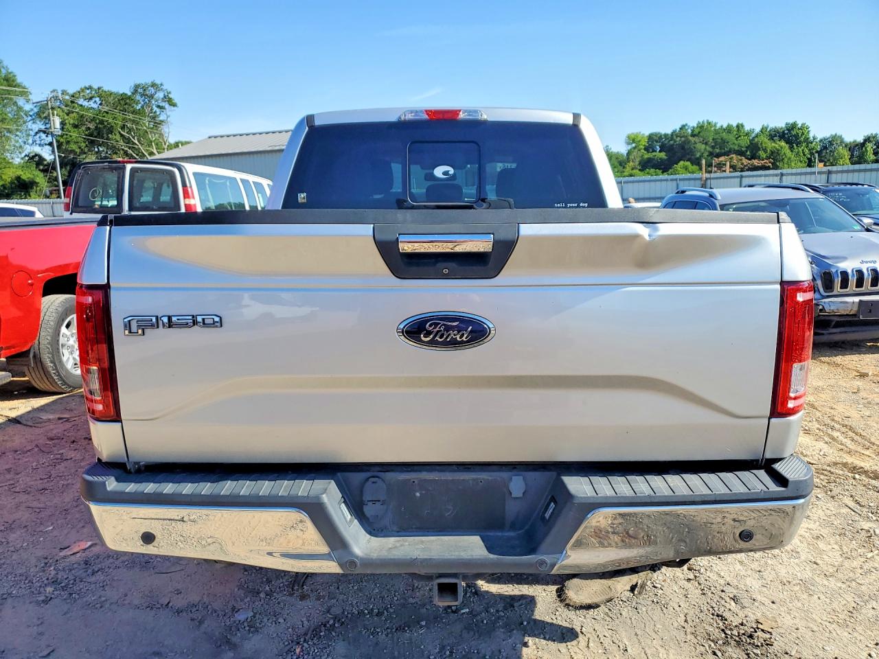 2015 Ford F150 Supercrew Silver vin: 1FTEW1EP7FFB20884