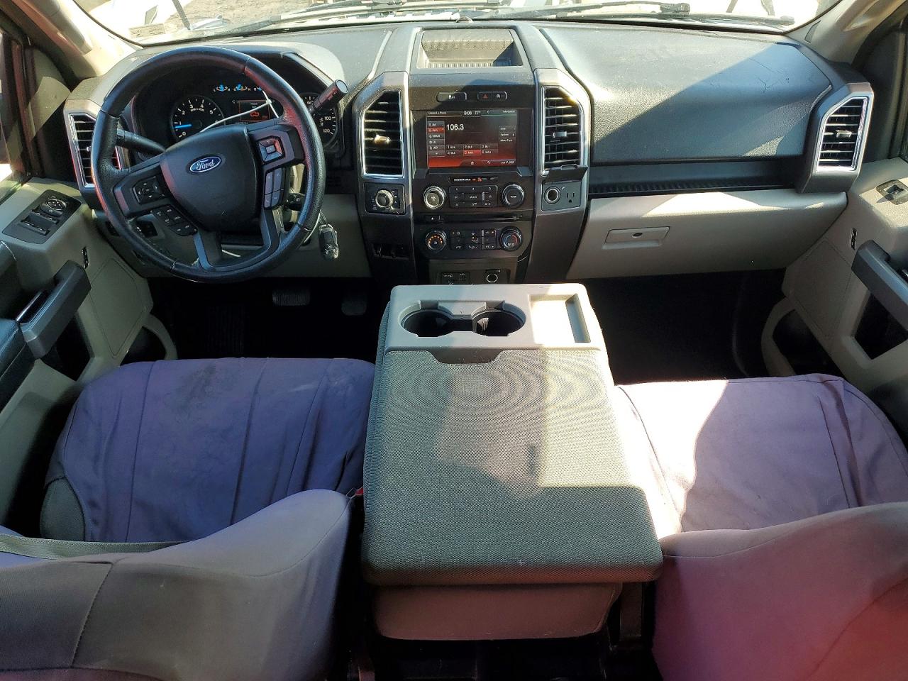 2015 Ford F150 Supercrew Silver vin: 1FTEW1EP7FFB20884