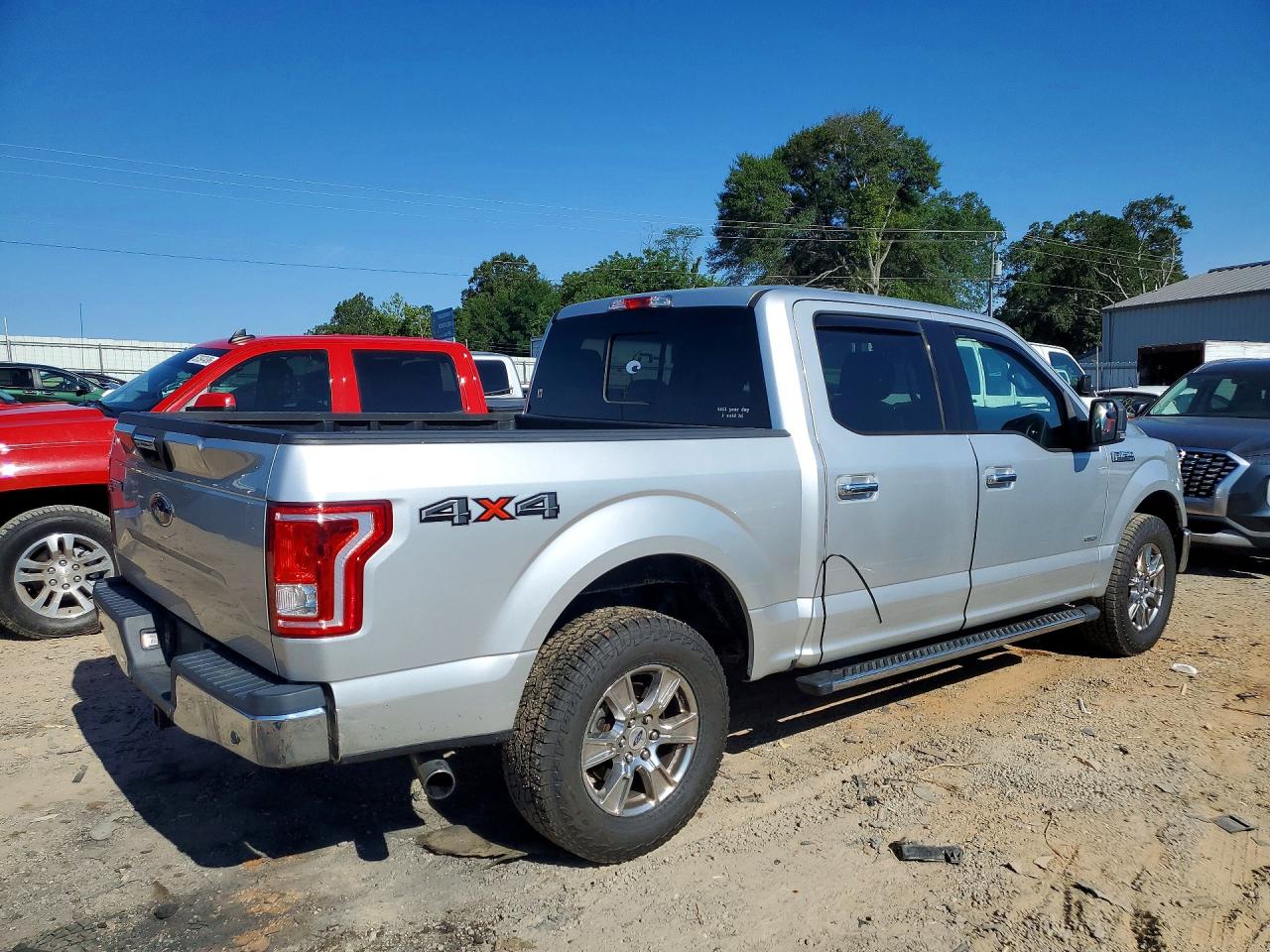 2015 Ford F150 Supercrew Silver vin: 1FTEW1EP7FFB20884