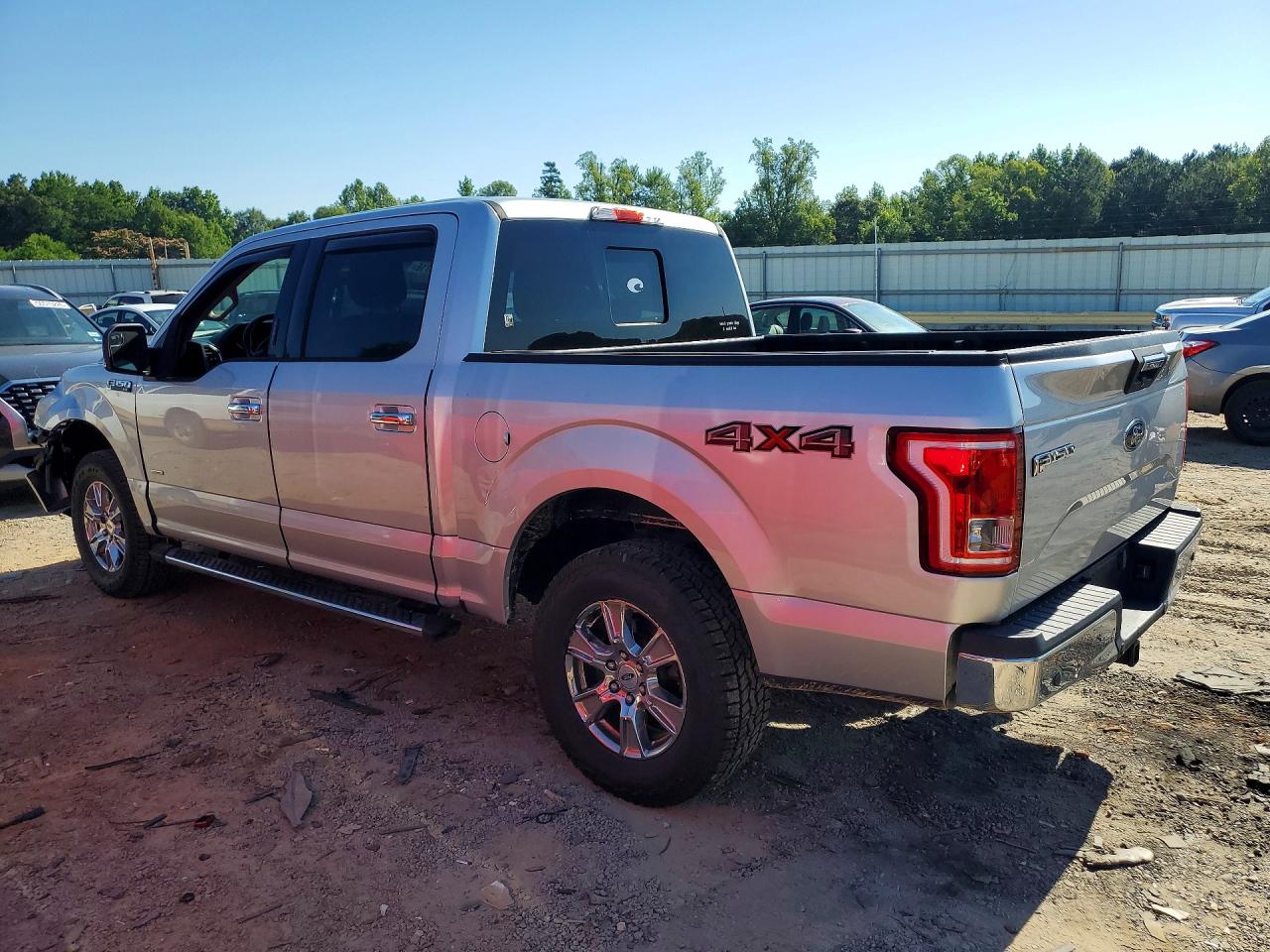 2015 Ford F150 Supercrew Silver vin: 1FTEW1EP7FFB20884