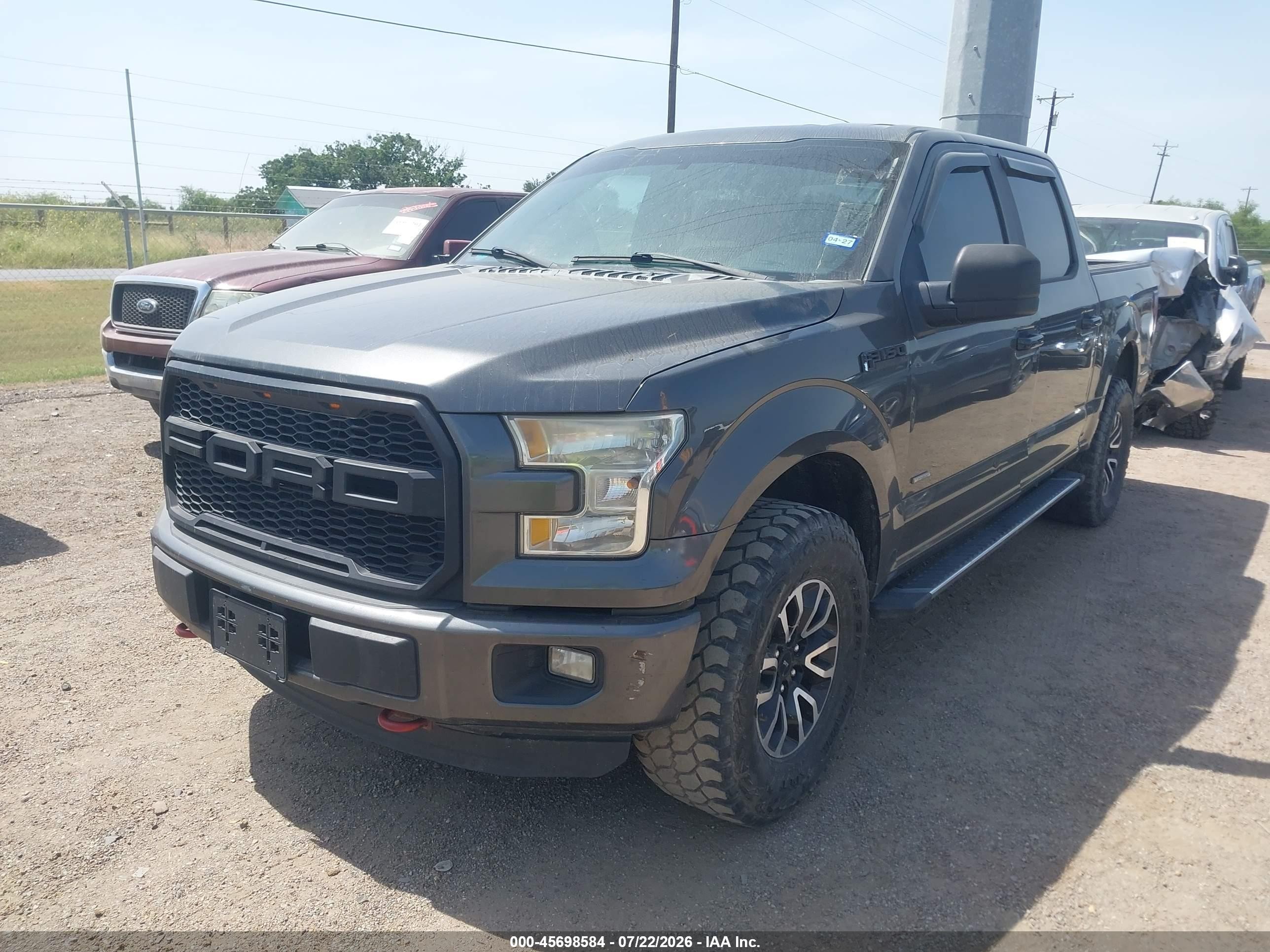 2015 Ford F-150 Xl Gray vin: 1FTEW1EP7FFC28972