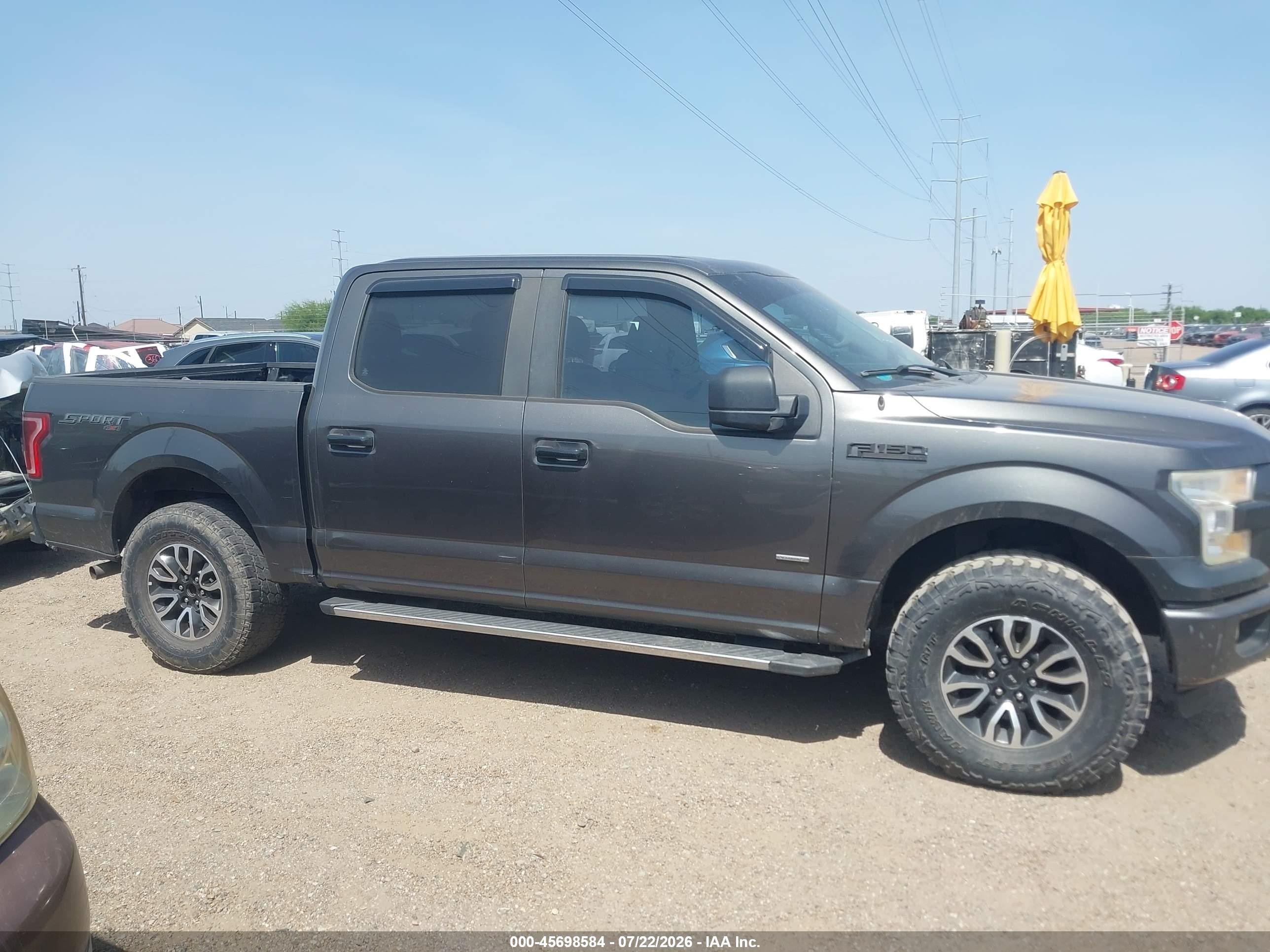 2015 Ford F-150 Xl Gray vin: 1FTEW1EP7FFC28972