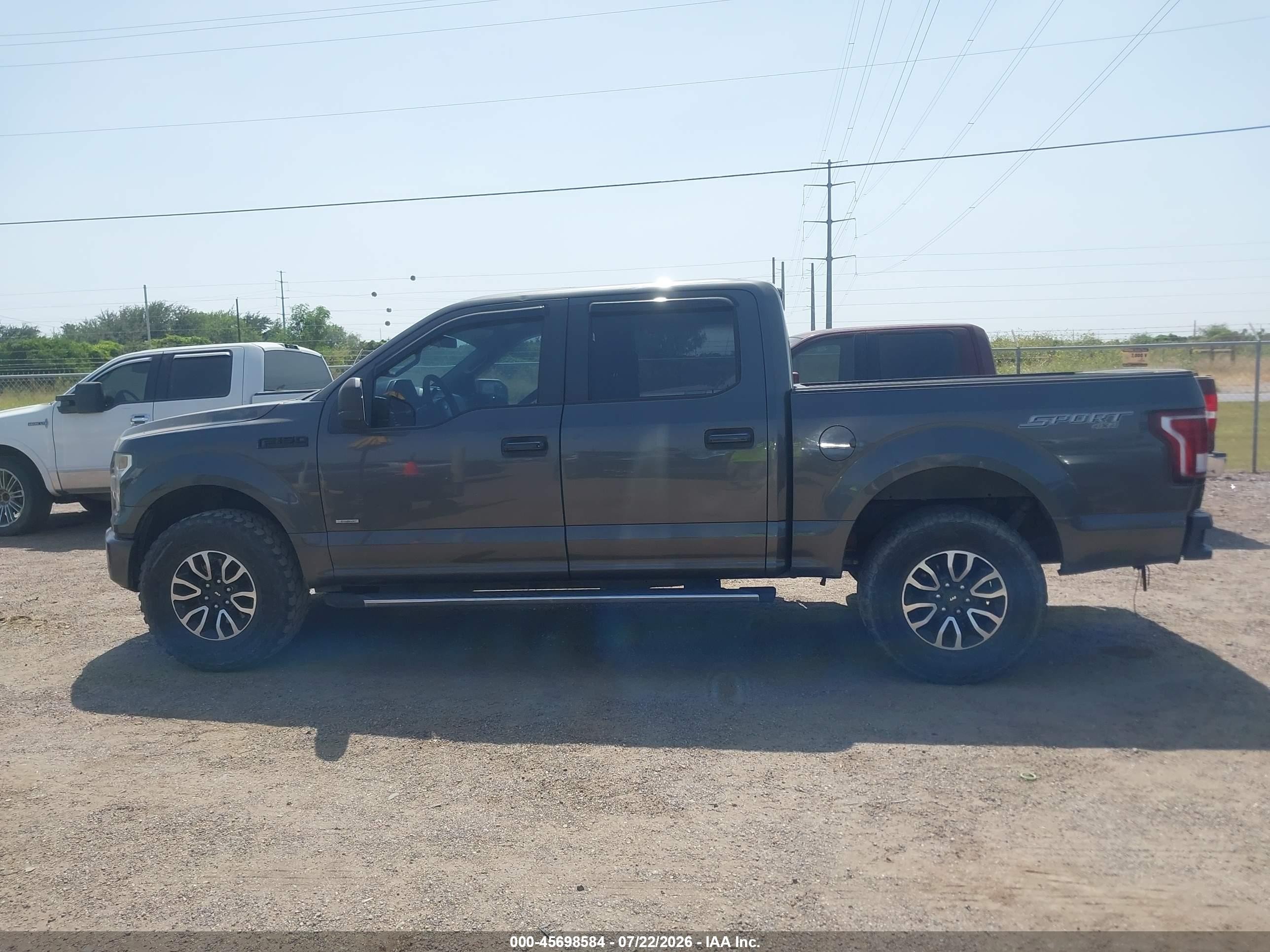 2015 Ford F-150 Xl Gray vin: 1FTEW1EP7FFC28972