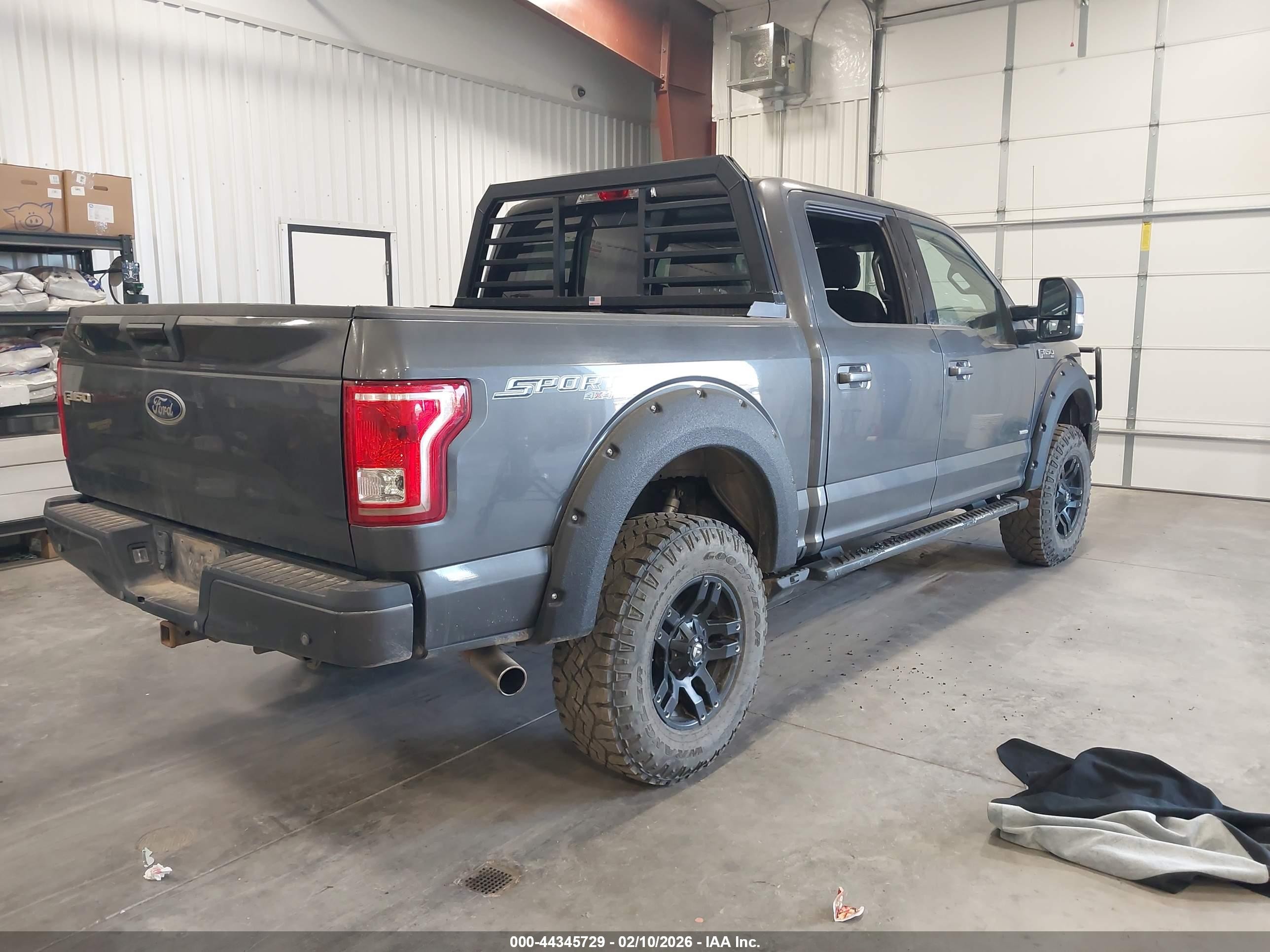 2015 Ford F-150 Xlt Серый vin: 1FTEW1EP7FKD27783