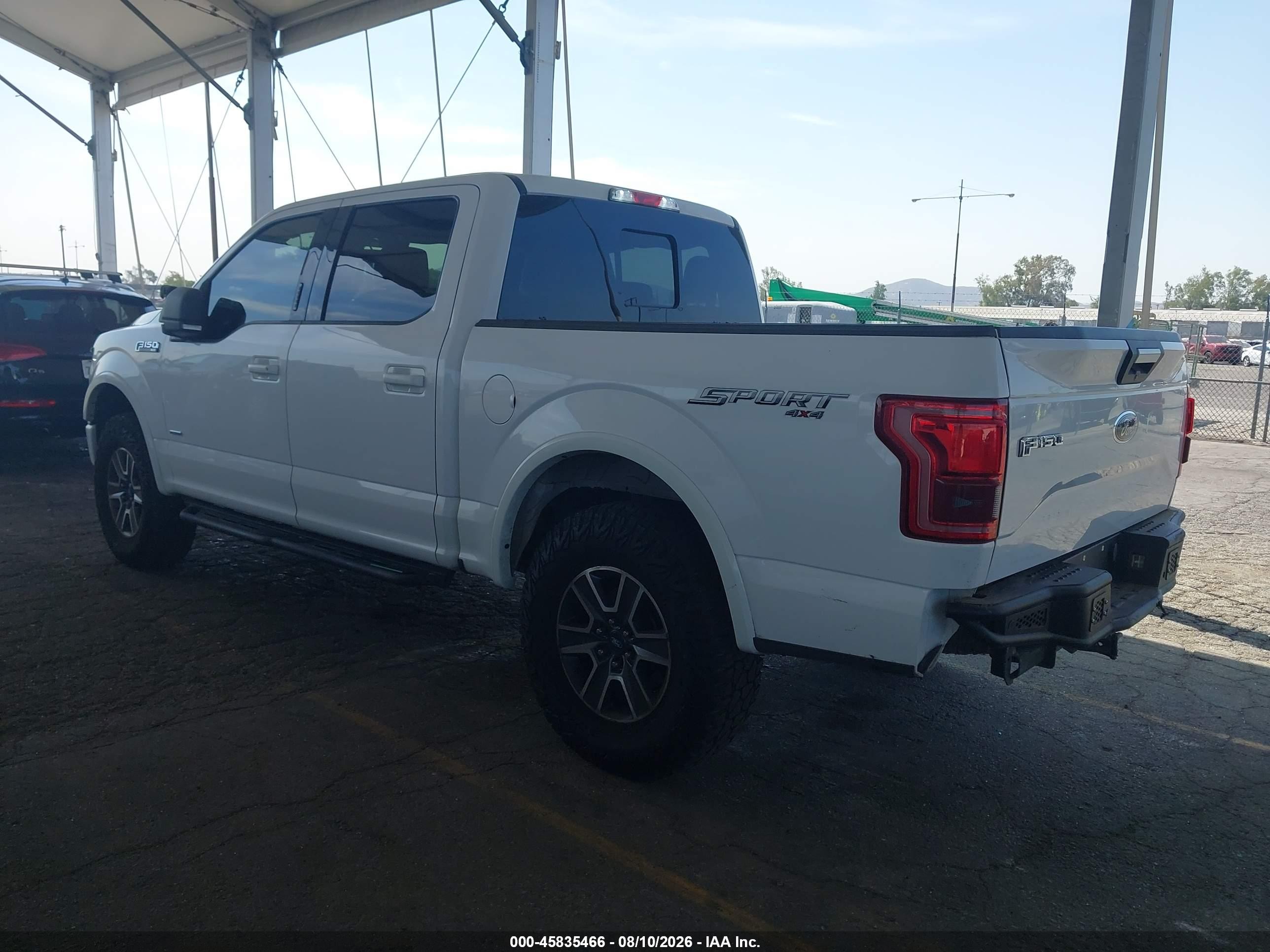 2015 Ford F-150 Xlt White vin: 1FTEW1EP7FKD72710