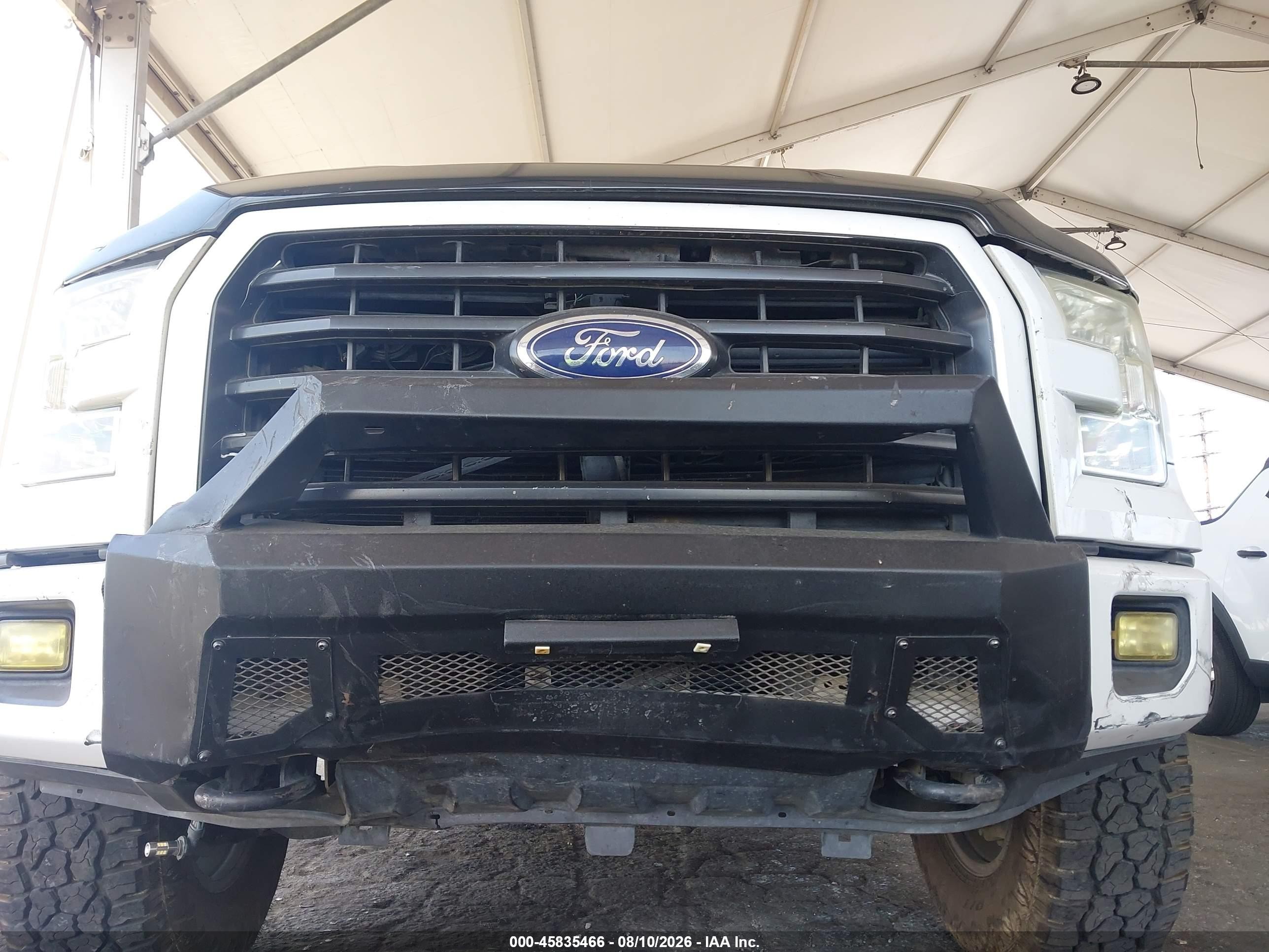 2015 Ford F-150 Xlt White vin: 1FTEW1EP7FKD72710