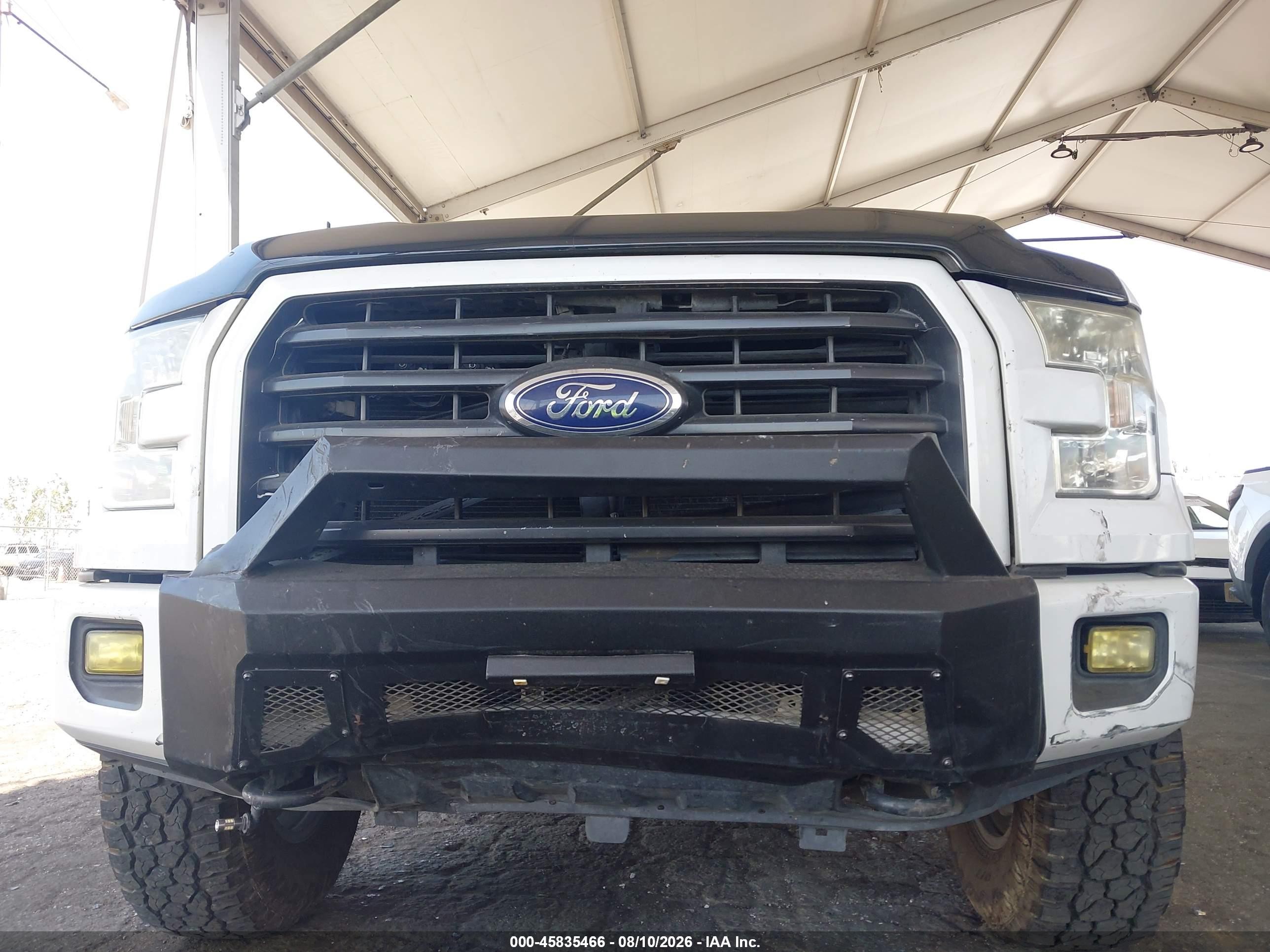 2015 Ford F-150 Xlt White vin: 1FTEW1EP7FKD72710