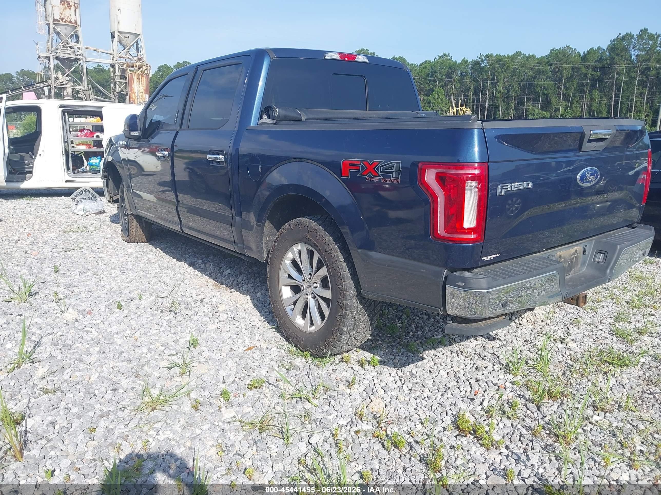 2015 Ford F-150 Lariat/xl/xlt Blue vin: 1FTEW1EP7FKE01607