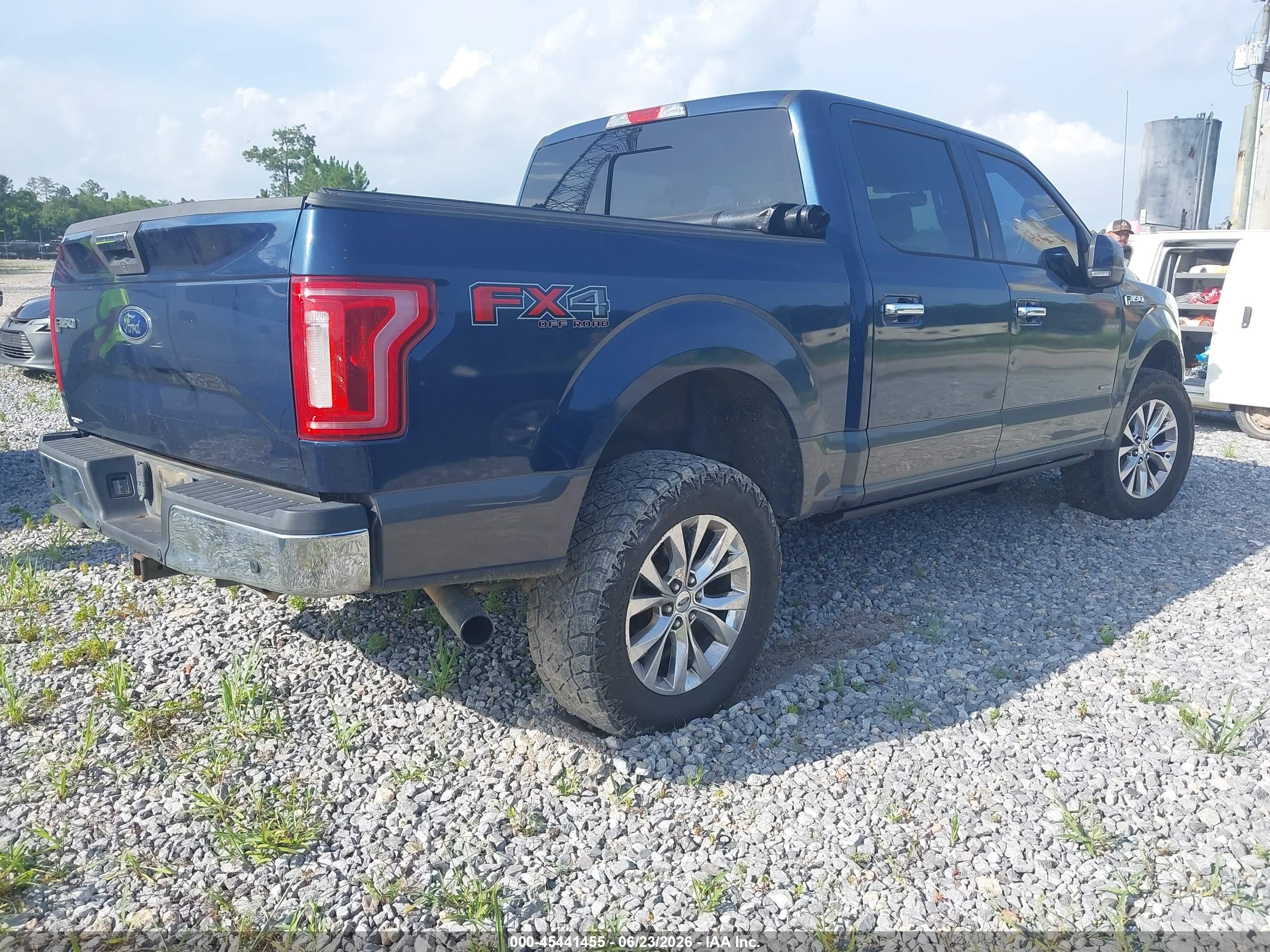 2015 Ford F-150 Lariat/xl/xlt Blue vin: 1FTEW1EP7FKE01607
