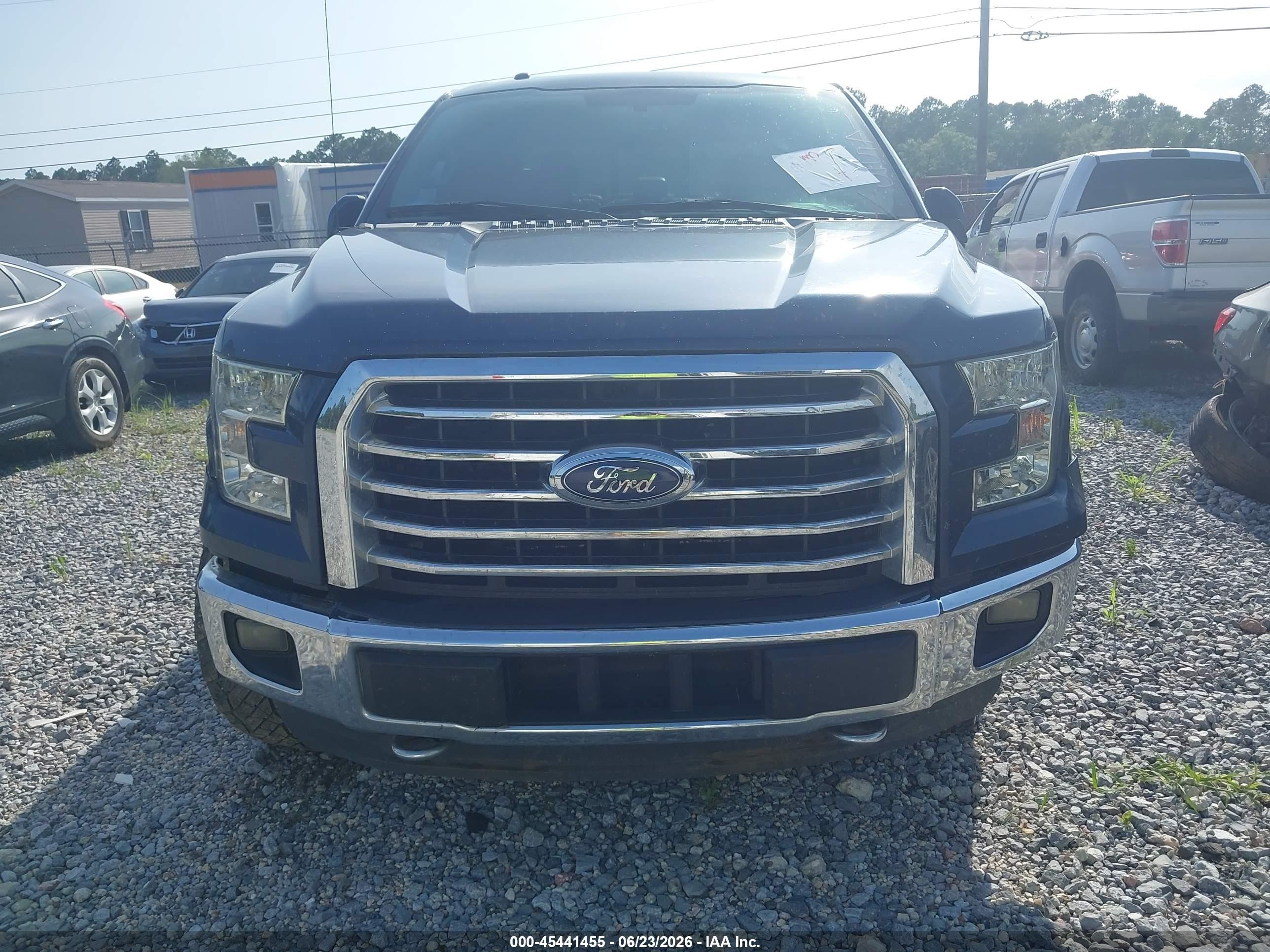 2015 Ford F-150 Lariat/xl/xlt Blue vin: 1FTEW1EP7FKE01607