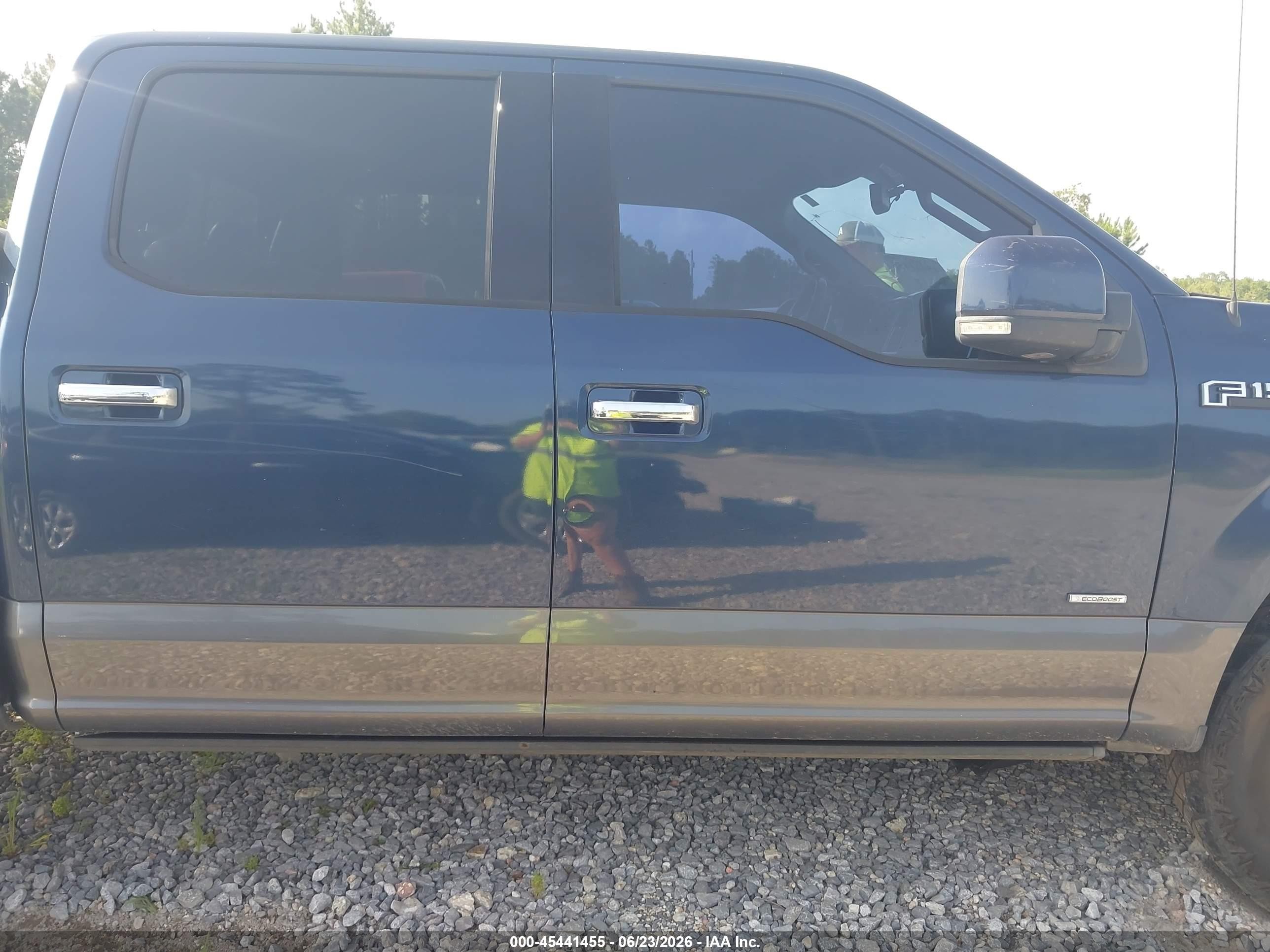 2015 Ford F-150 Lariat/xl/xlt Blue vin: 1FTEW1EP7FKE01607