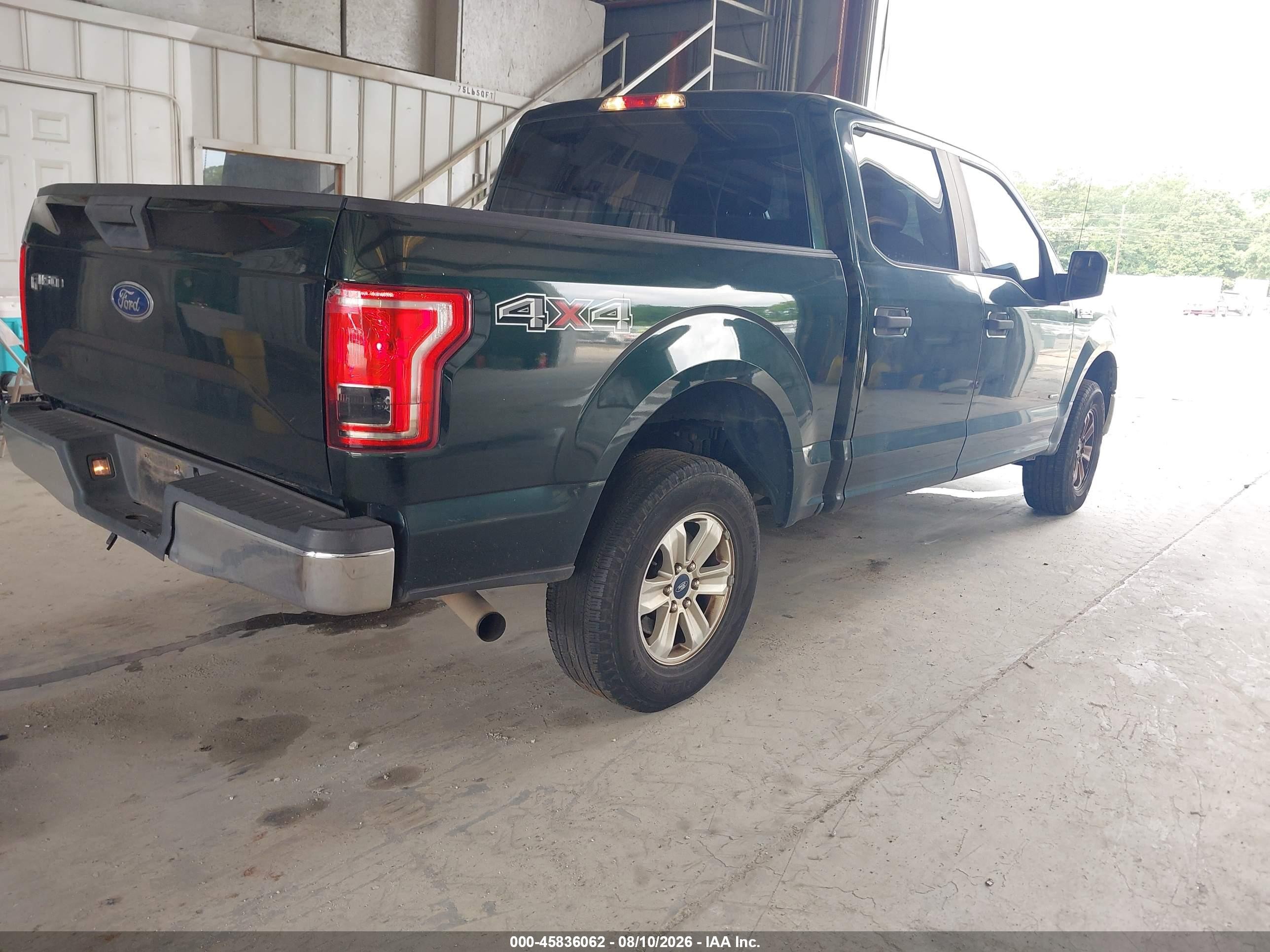 2015 Ford F-150 Xl Зеленый vin: 1FTEW1EP7FKE30945