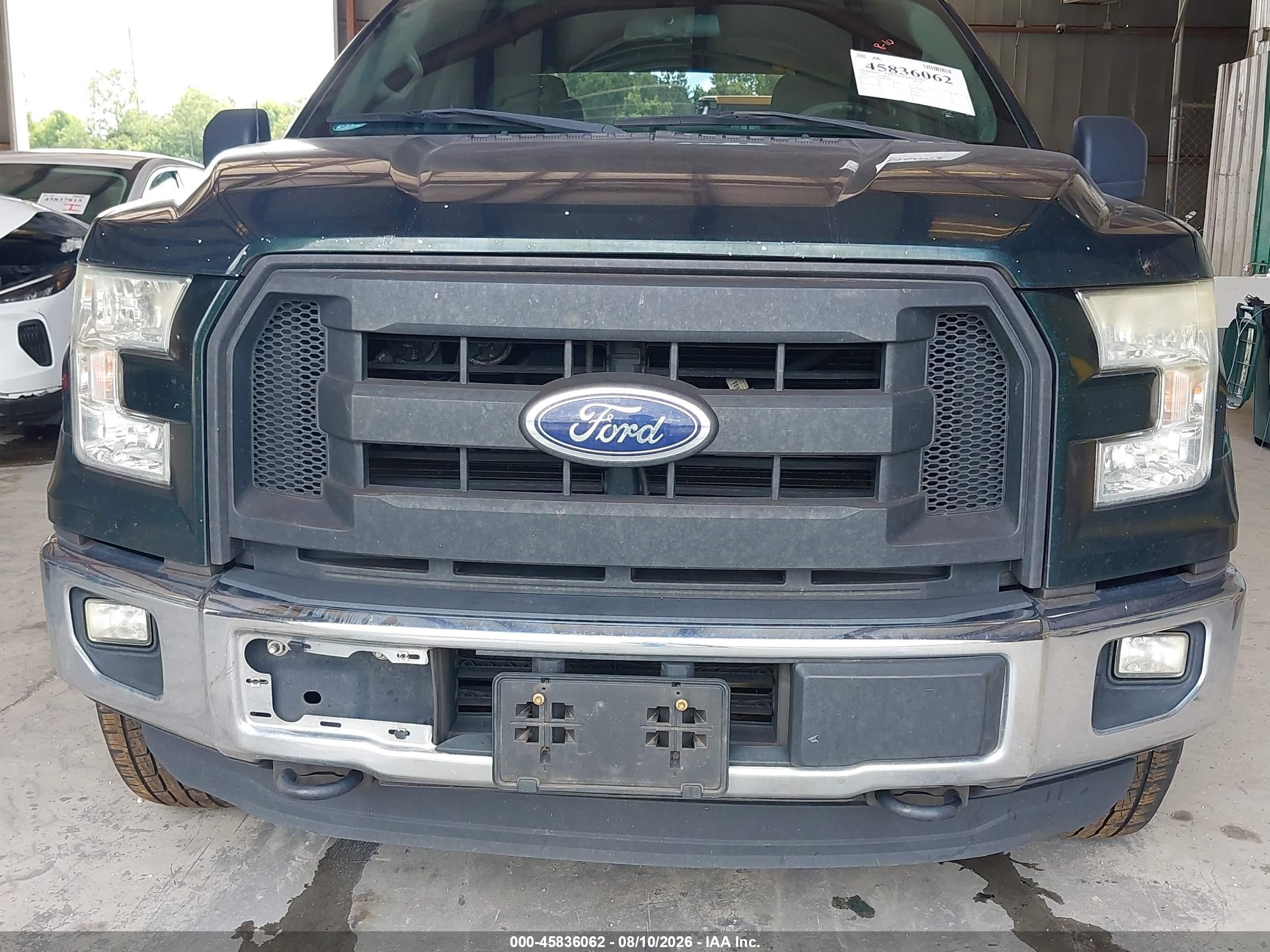 2015 Ford F-150 Xl Зеленый vin: 1FTEW1EP7FKE30945