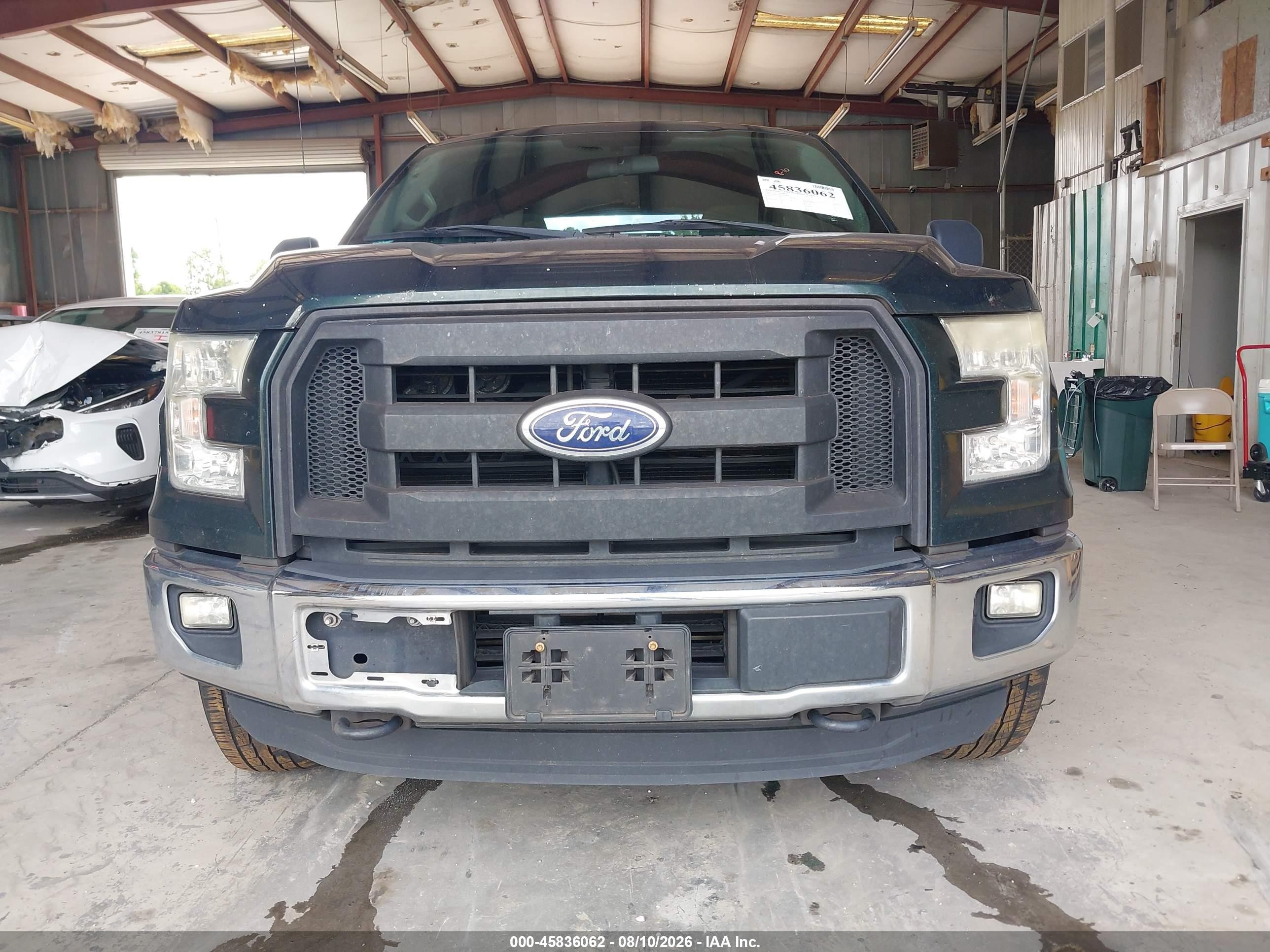 2015 Ford F-150 Xl Зеленый vin: 1FTEW1EP7FKE30945