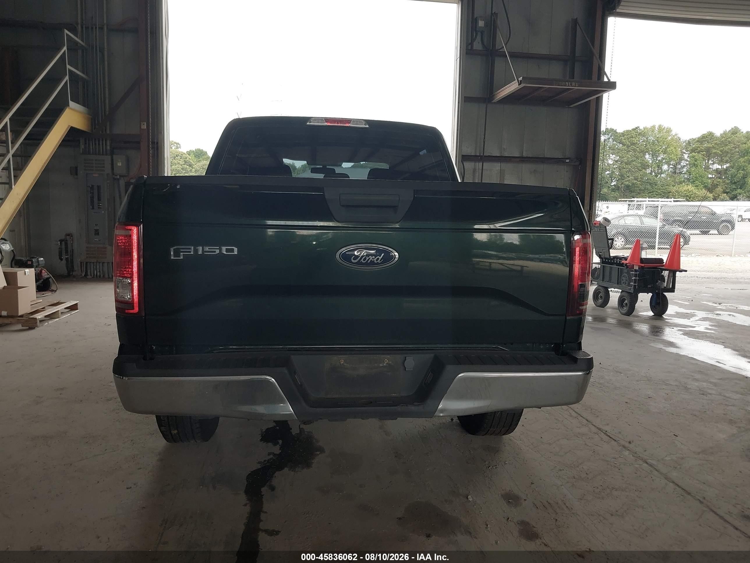 2015 Ford F-150 Xl Зеленый vin: 1FTEW1EP7FKE30945