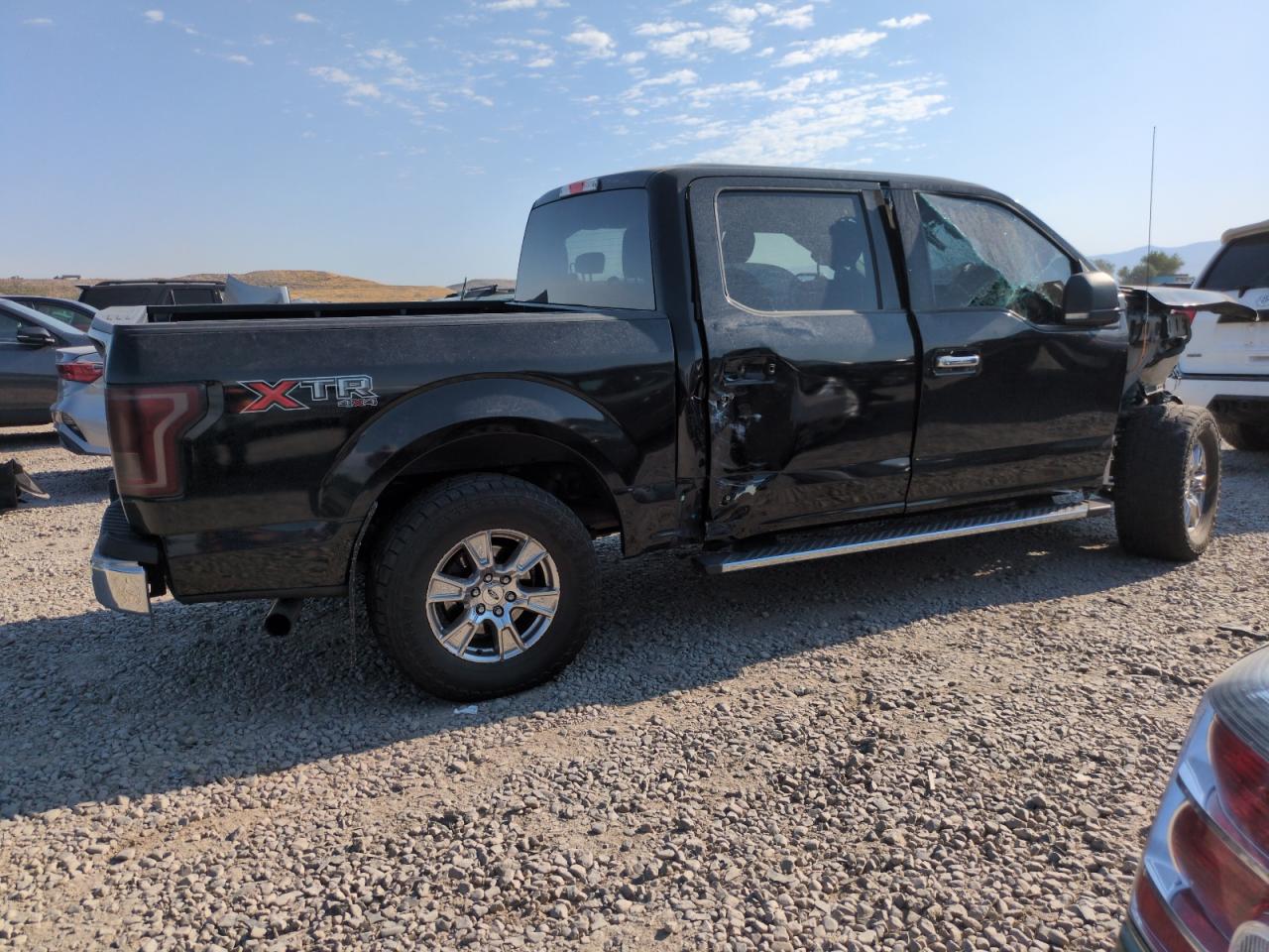 2016 Ford F150 Supercrew Black vin: 1FTEW1EP7GFB05643