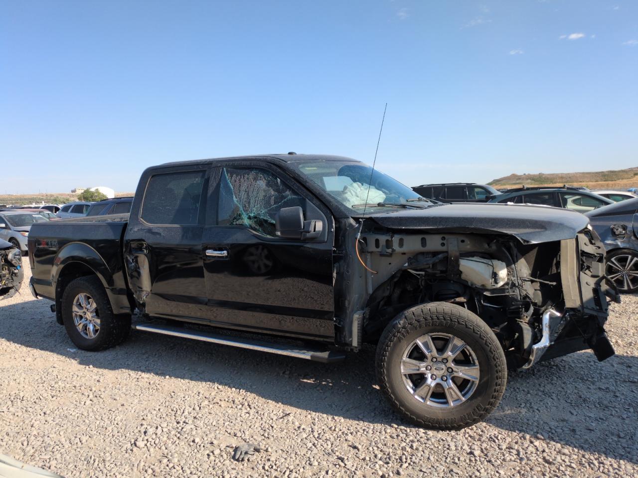 2016 Ford F150 Supercrew Black vin: 1FTEW1EP7GFB05643
