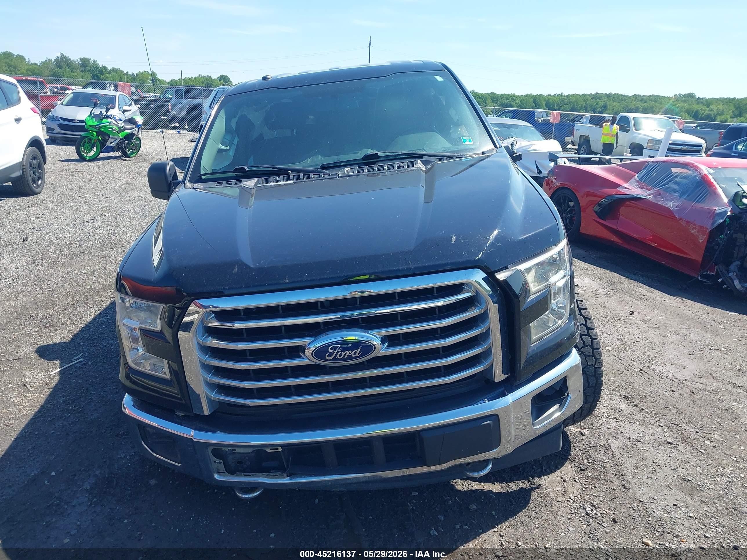 2017 Ford F-150 Xlt Black vin: 1FTEW1EP7HFC41529