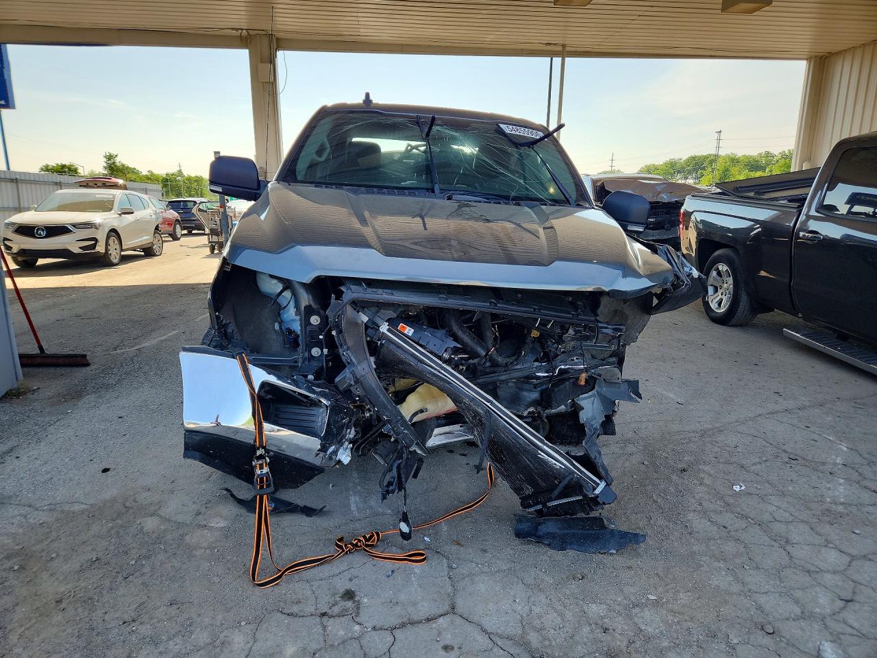 2019 Ford F150 Supercrew Gray vin: 1FTEW1EP7KFA12727