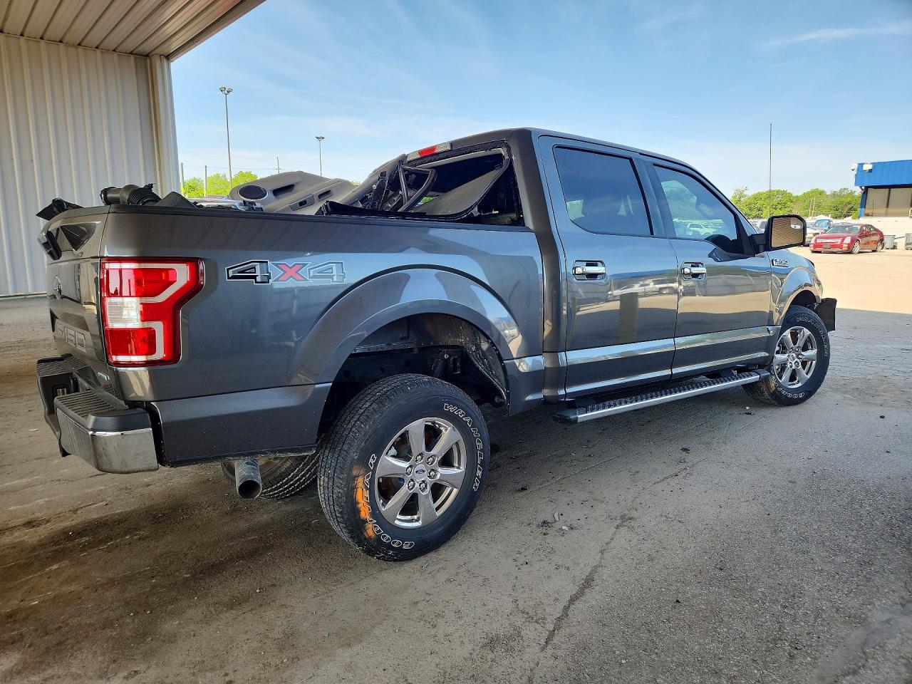 2019 Ford F150 Supercrew Gray vin: 1FTEW1EP7KFA12727