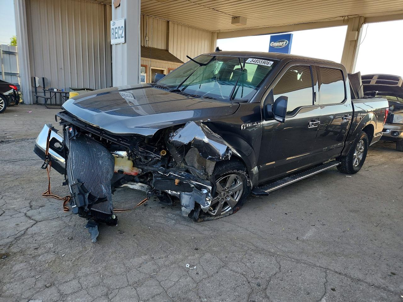 2019 Ford F150 Supercrew Gray vin: 1FTEW1EP7KFA12727