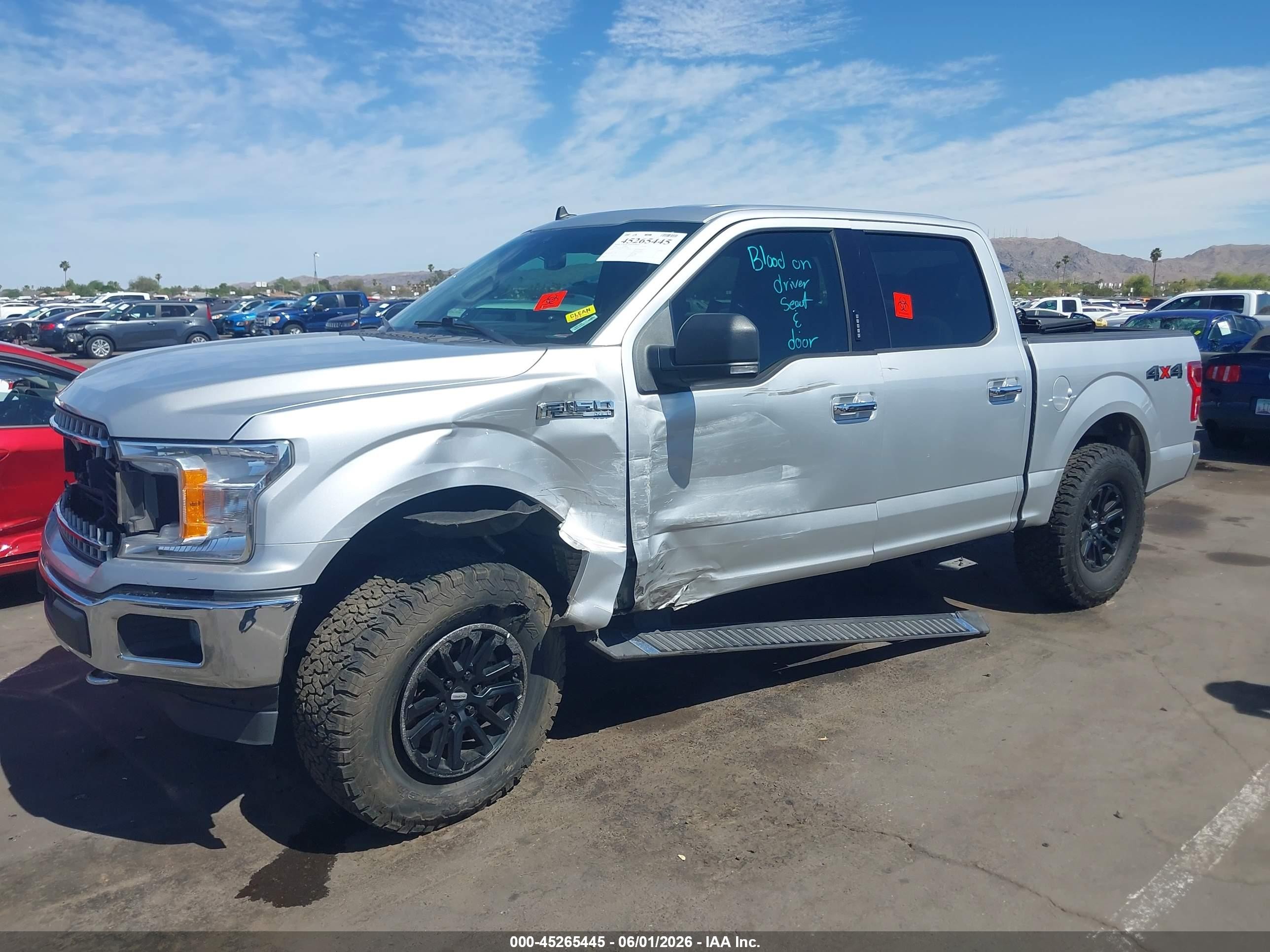 2019 Ford F-150 Xlt Silver vin: 1FTEW1EP7KKD13358