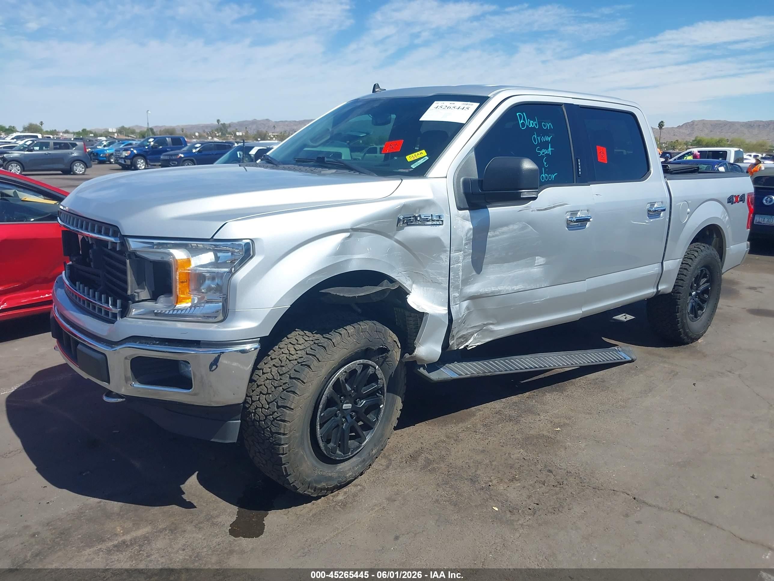 2019 Ford F-150 Xlt Silver vin: 1FTEW1EP7KKD13358