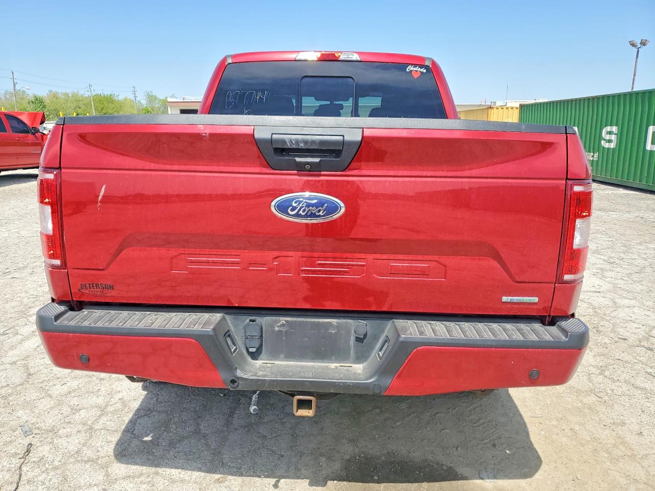 2020 Ford F150 Supercrew Red vin: 1FTEW1EP7LFB77744