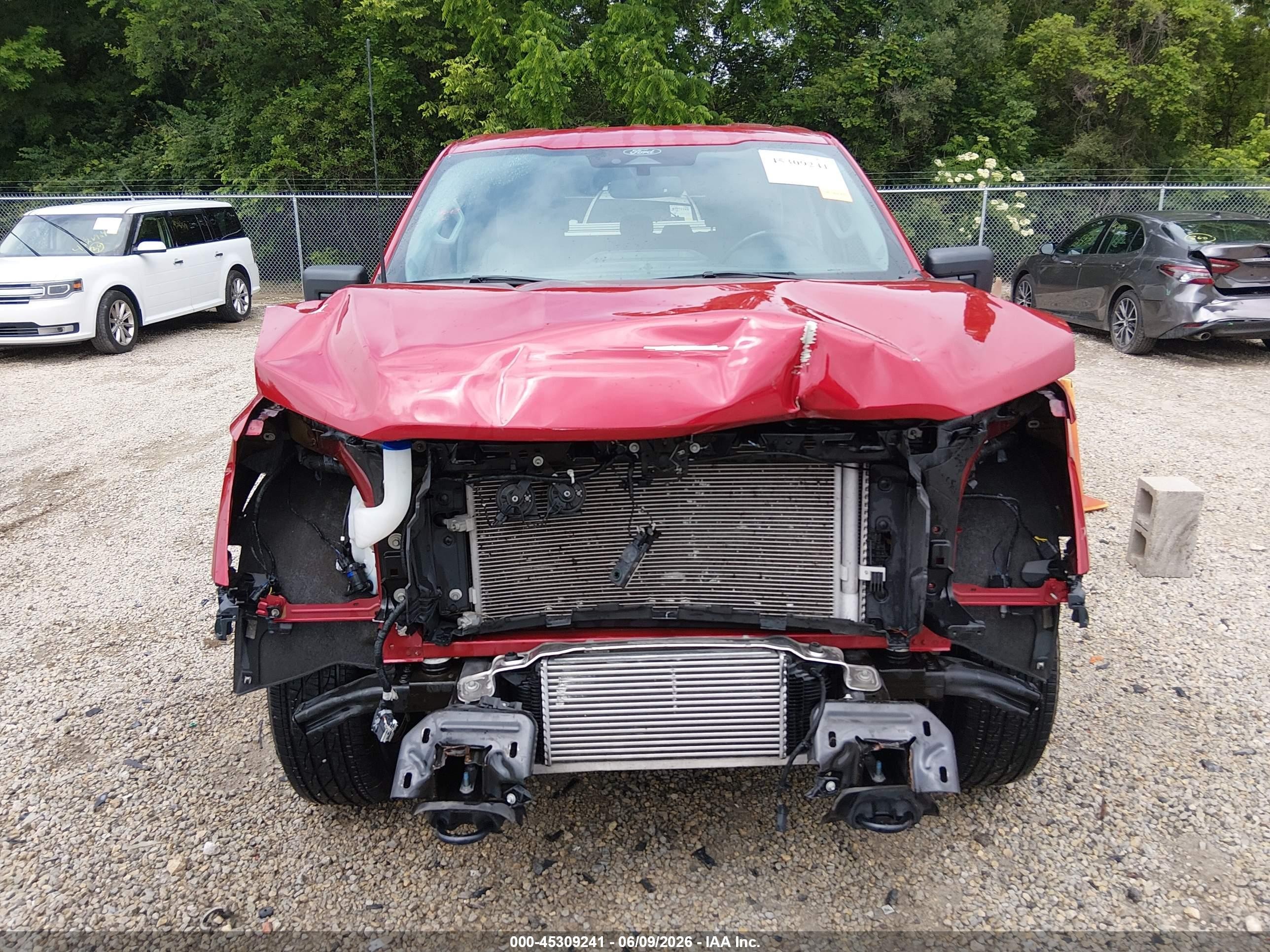 2022 Ford F-150 Xlt Red vin: 1FTEW1EP7NKF11703