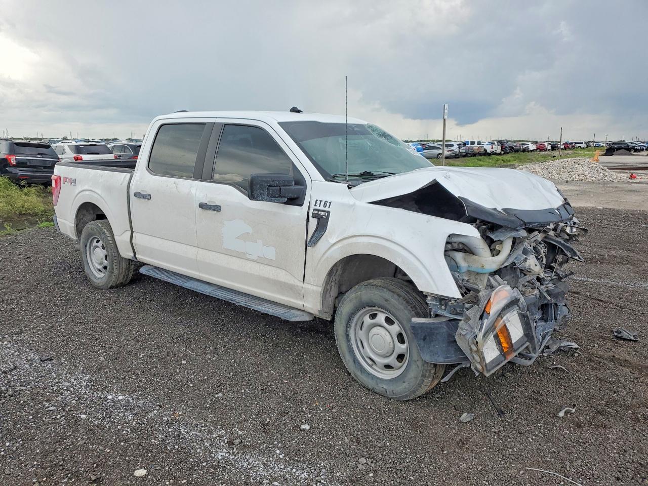 2023 Ford F150 Supercrew White vin: 1FTEW1EP7PFC21456