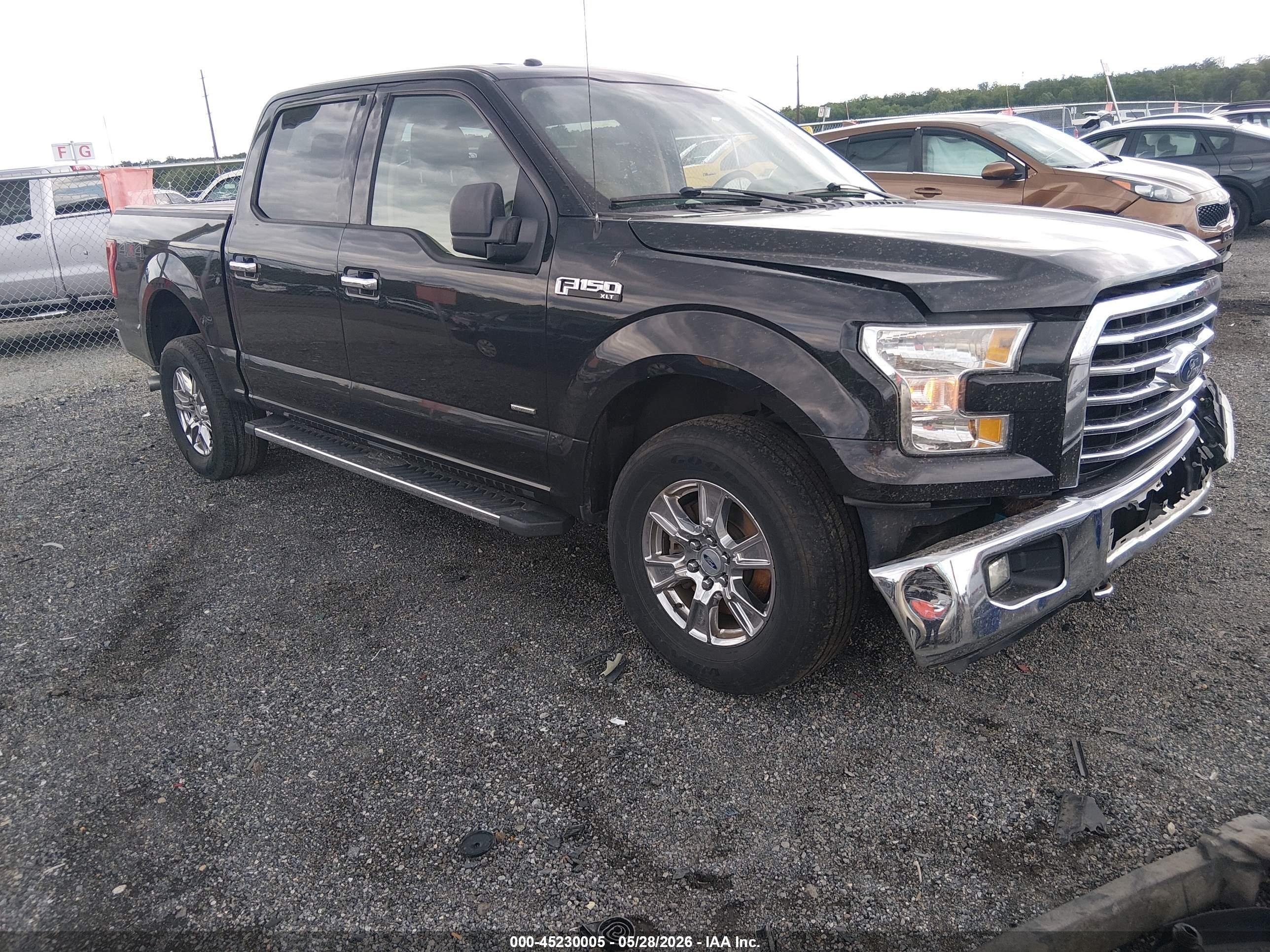 2015 Ford F-150 Xlt Black vin: 1FTEW1EP8FFB30419