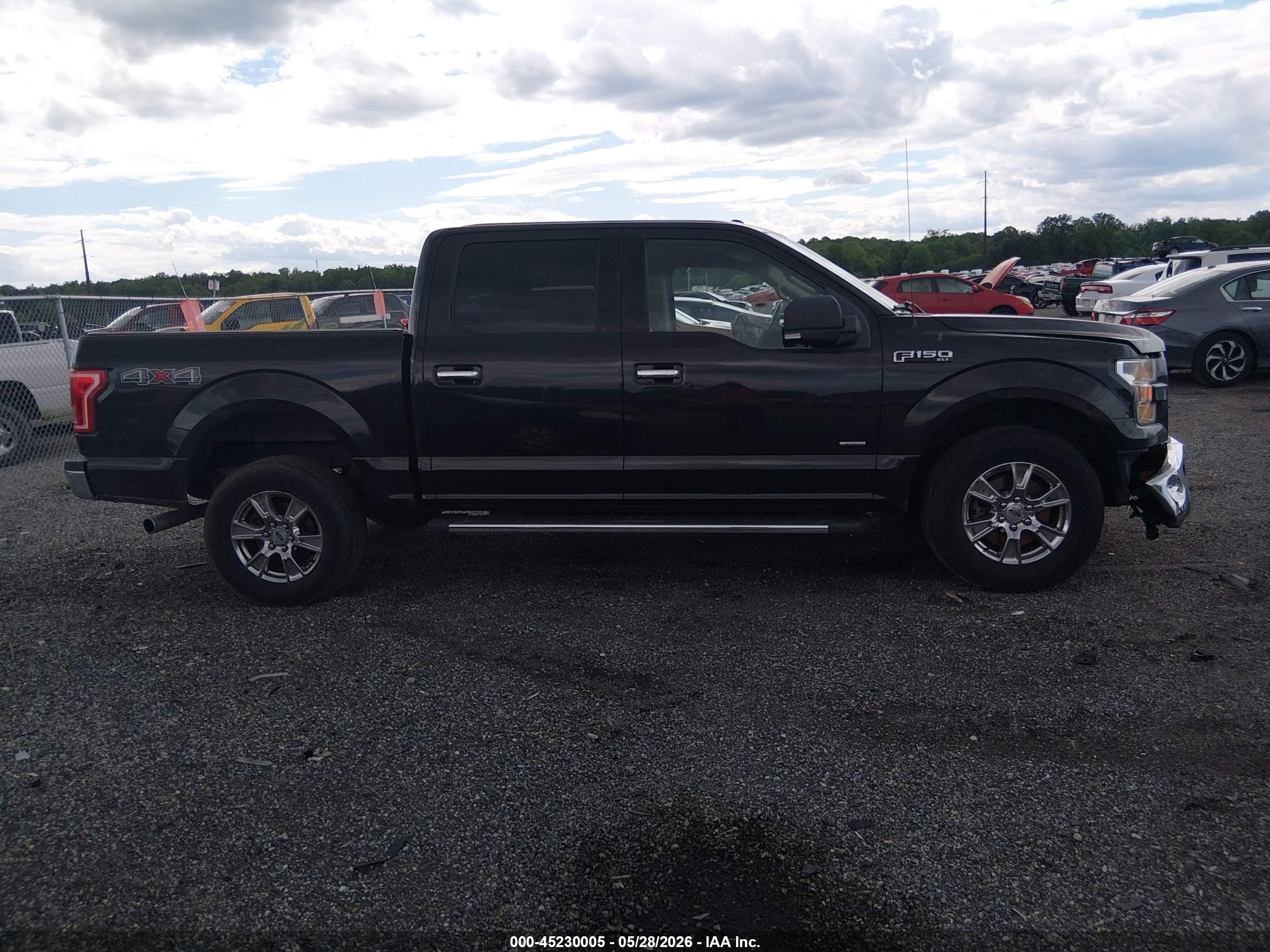 2015 Ford F-150 Xlt Black vin: 1FTEW1EP8FFB30419