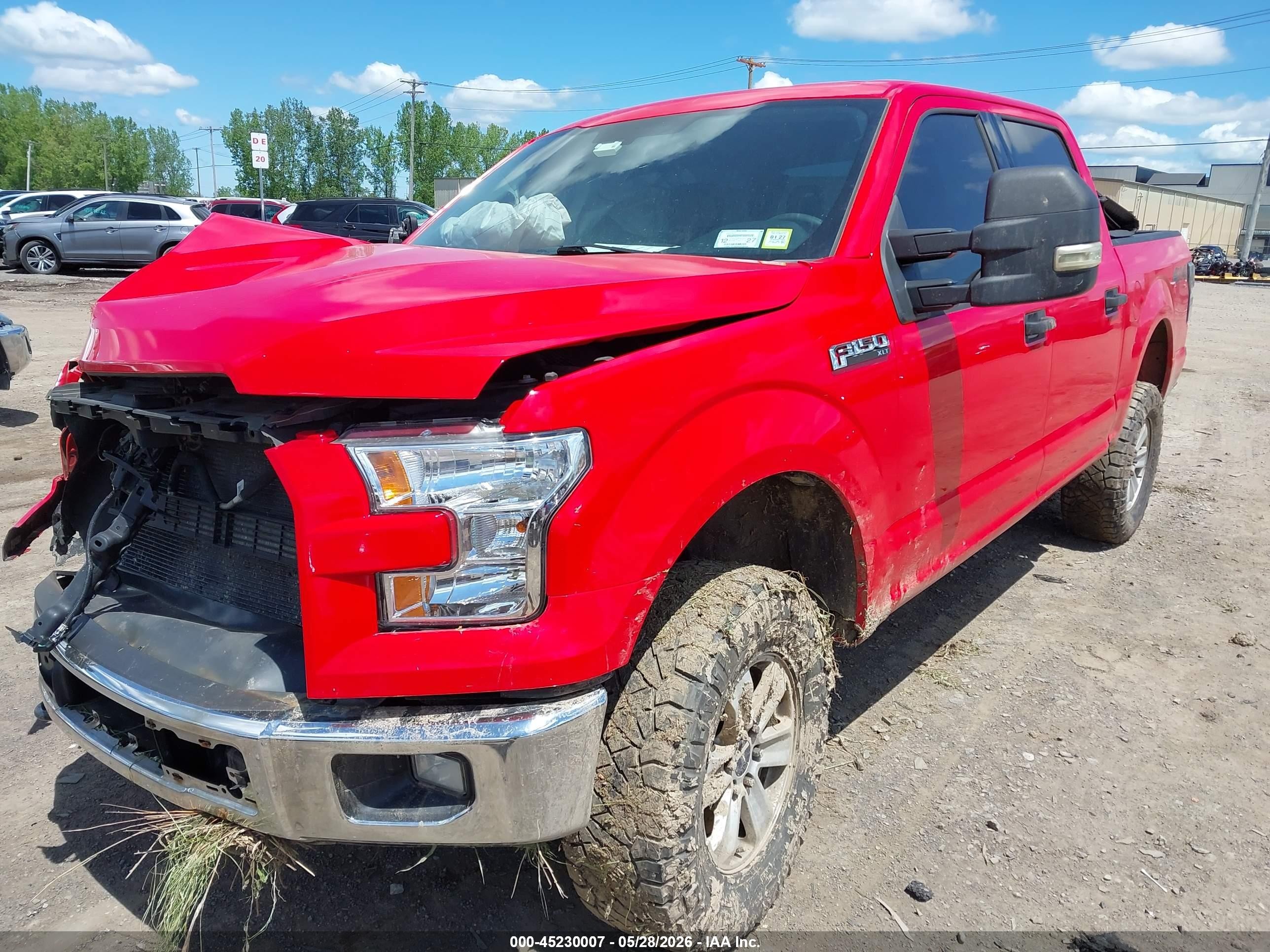 2015 Ford F-150 Xlt Красный vin: 1FTEW1EP8FFD04943